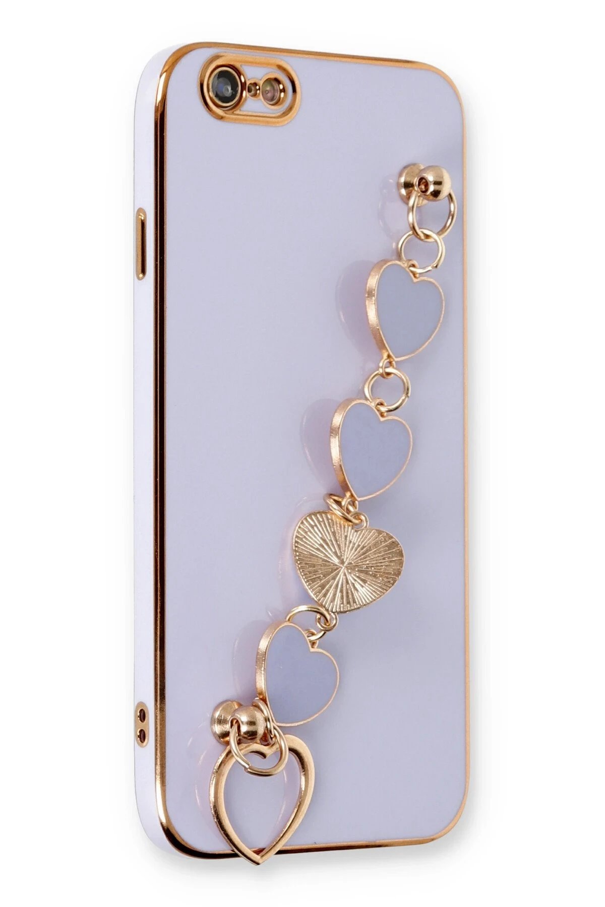 iPhone 6 Kılıf Esila Silikon - Lila-(5796)