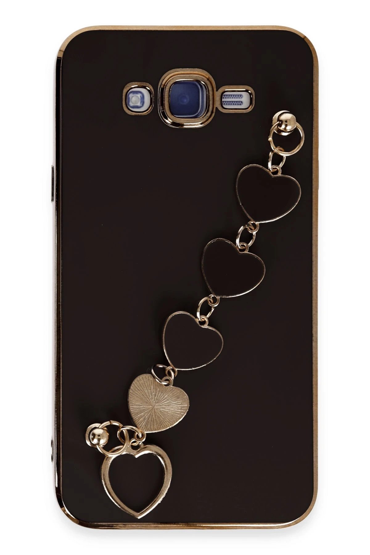 Samsung Galaxy J7 Kılıf Esila Silikon - Siyah-(5796)