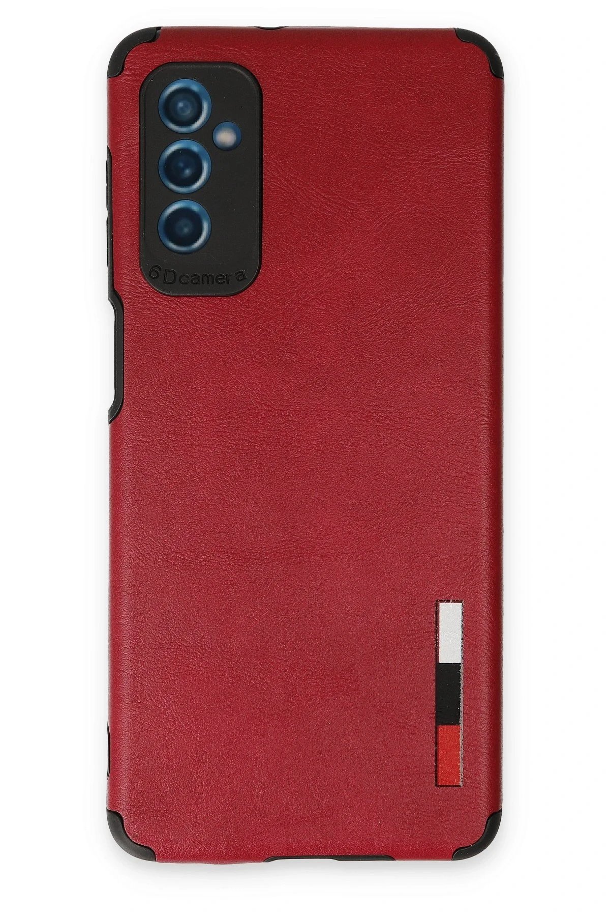 Samsung Galaxy M52 5G Kılıf Loop Deri Silikon - Kırmızı-(5796)