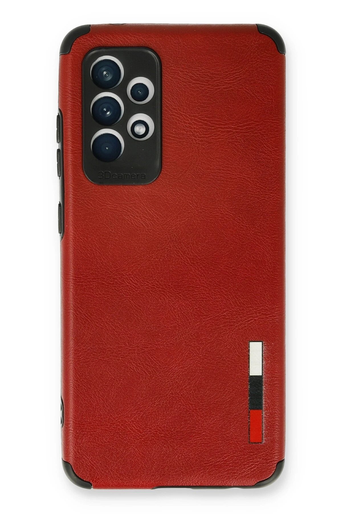 Samsung Galaxy A13 4G Kılıf Loop Deri Silikon - Kırmızı-(5796)