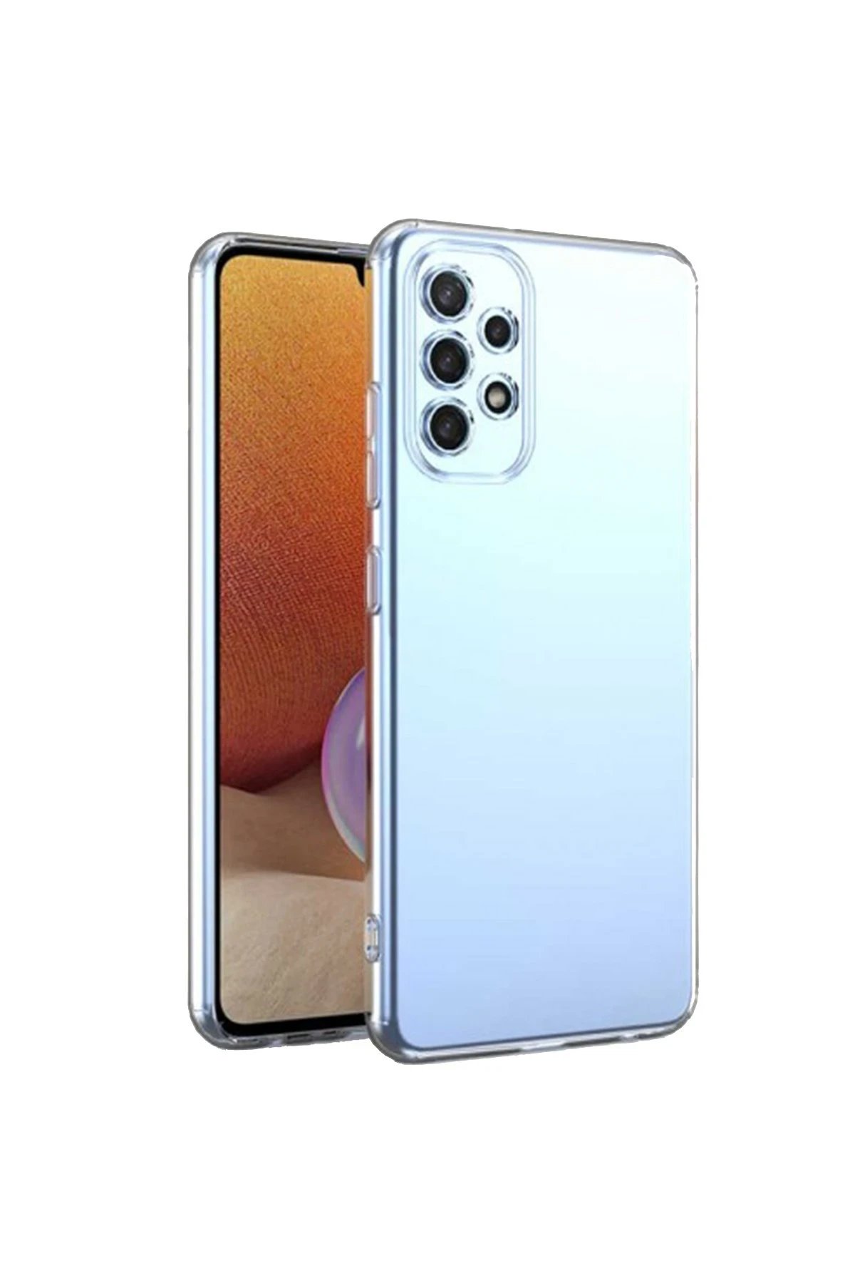 Samsung Galaxy A33 5G Kılıf Lüx Şeffaf Silikon-(5796)