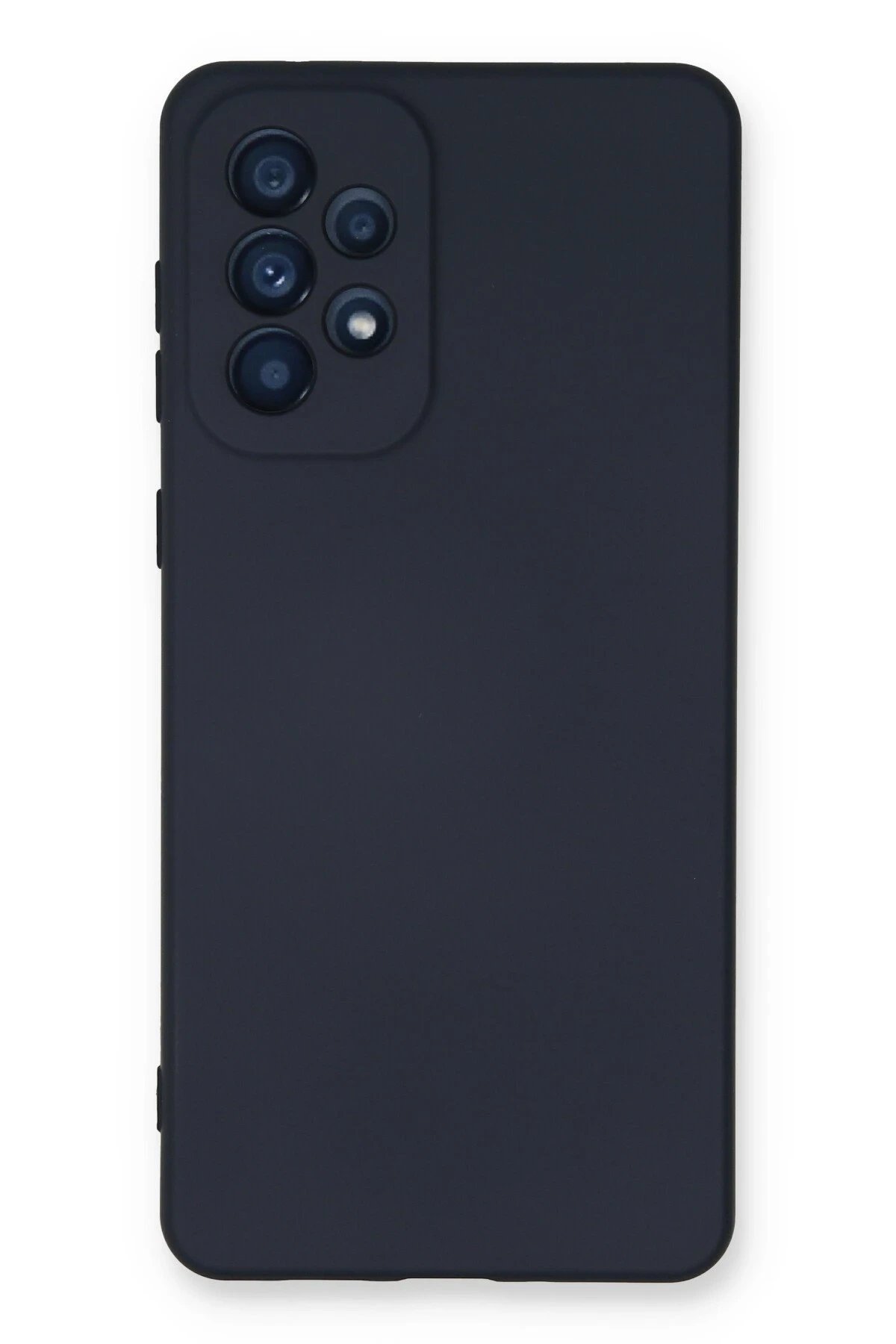 Samsung Galaxy A33 5G Kılıf Nano içi Kadife Silikon - Lacivert-(5796)