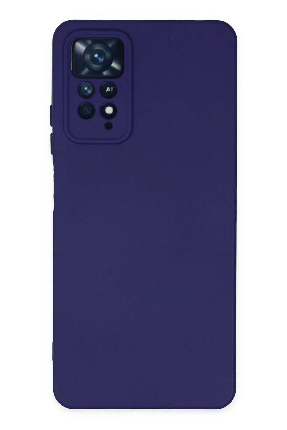 Xiaomi Redmi Note 11 Pro Kılıf Nano içi Kadife Silikon - Mor-(5796)