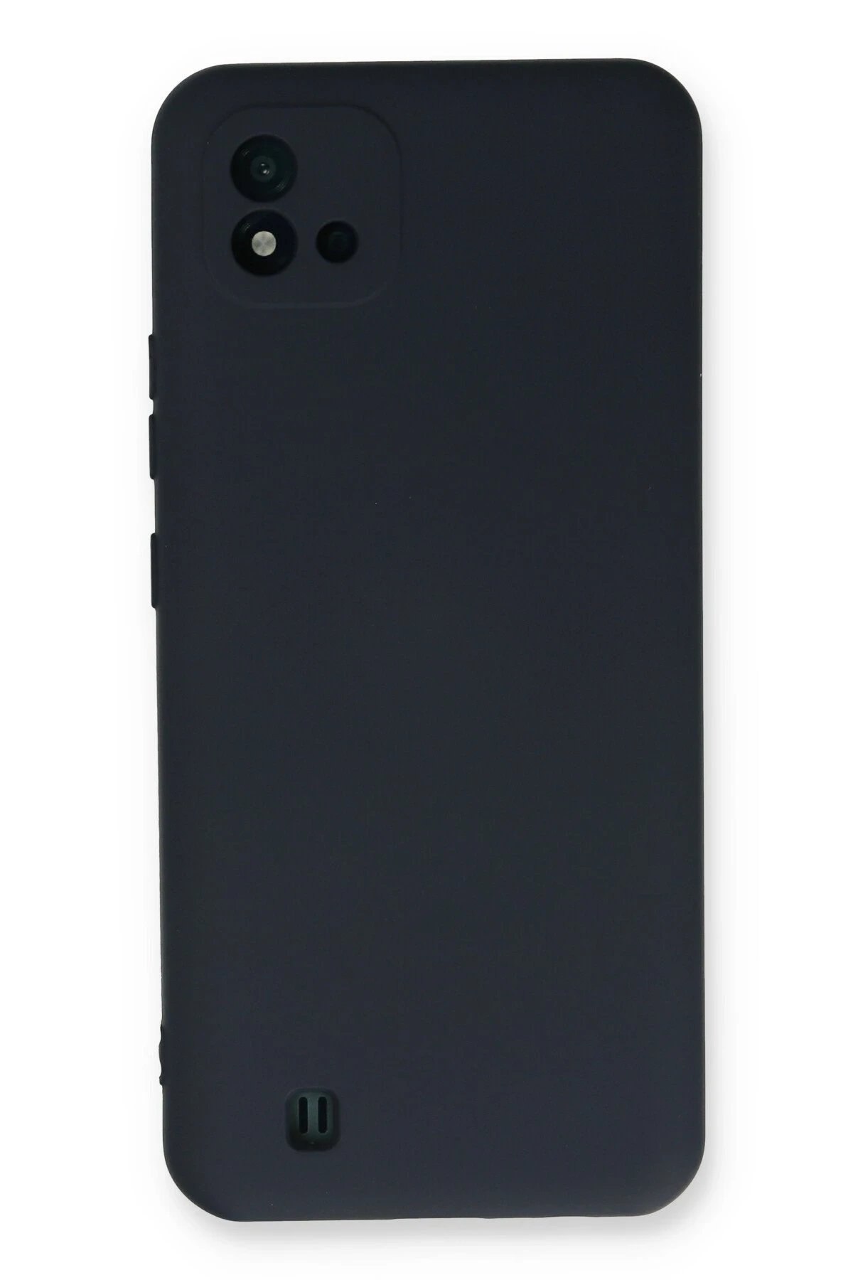 Realme C11 2021 Kılıf Nano içi Kadife Silikon - Lacivert-(5796)