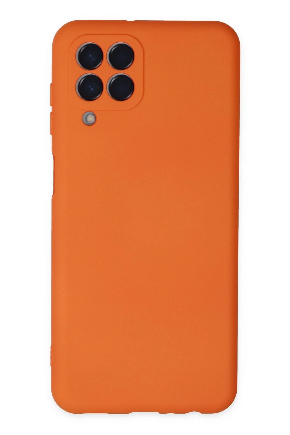 Samsung Galaxy M33 Kılıf Nano içi Kadife Silikon - Turuncu-(5796)