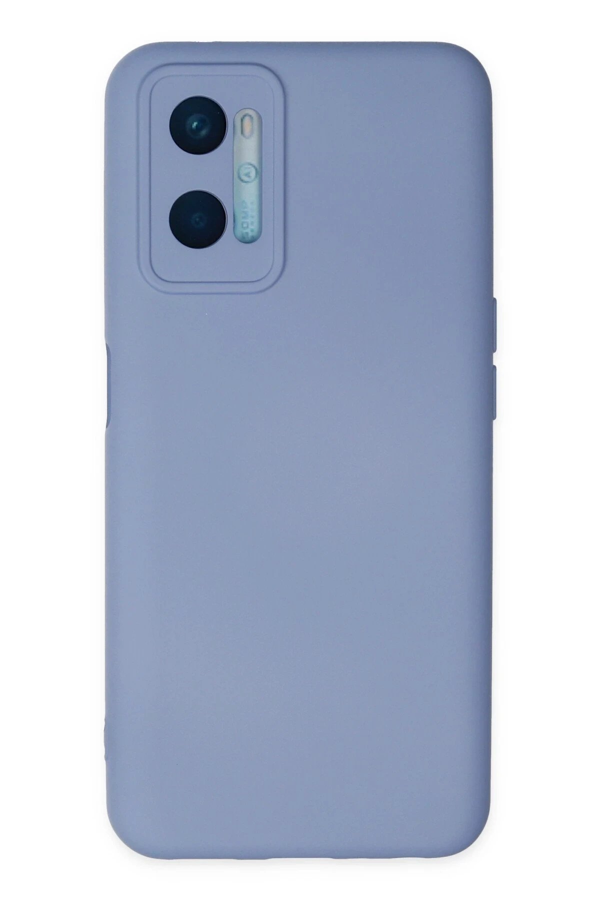 Oppo A96 Kılıf Nano içi Kadife Silikon - Lila-(5796)