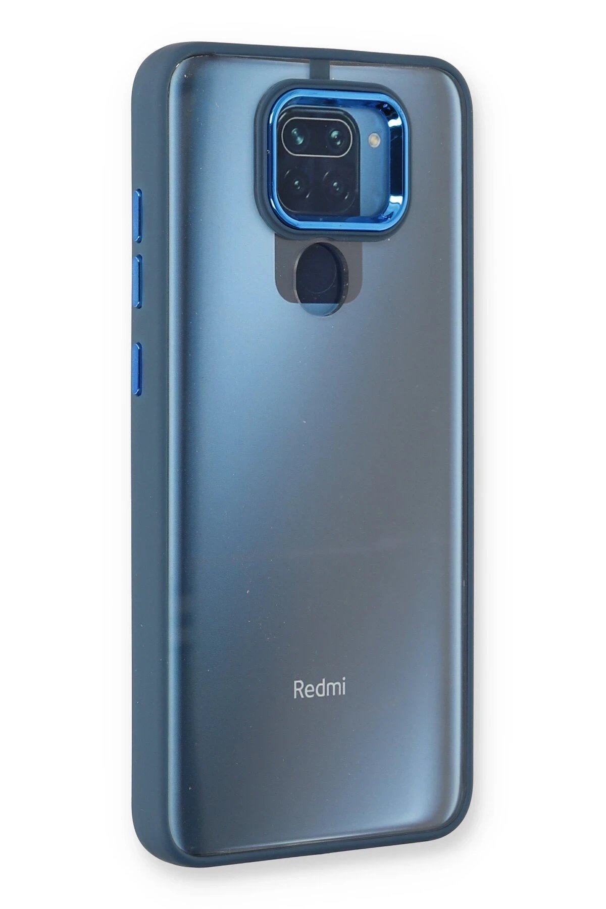 Xiaomi Redmi Note 9 Kılıf Dora Kapak - Mavi-(5796)