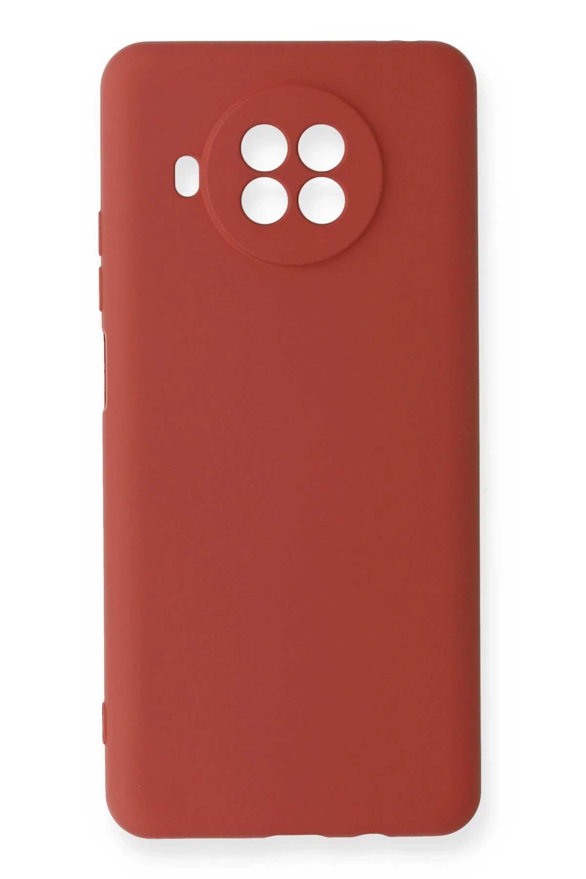 Xiaomi Mi 10T Lite Kılıf Nano içi Kadife Silikon - Kiremit-(5796)