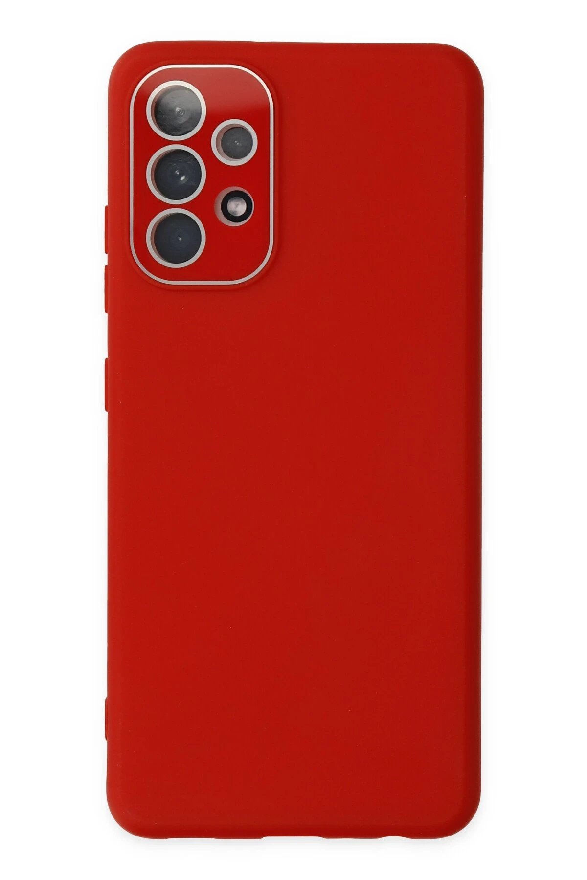 Samsung Galaxy A53 5G Kılıf Lansman Glass Kapak - Kırmızı-(5796)