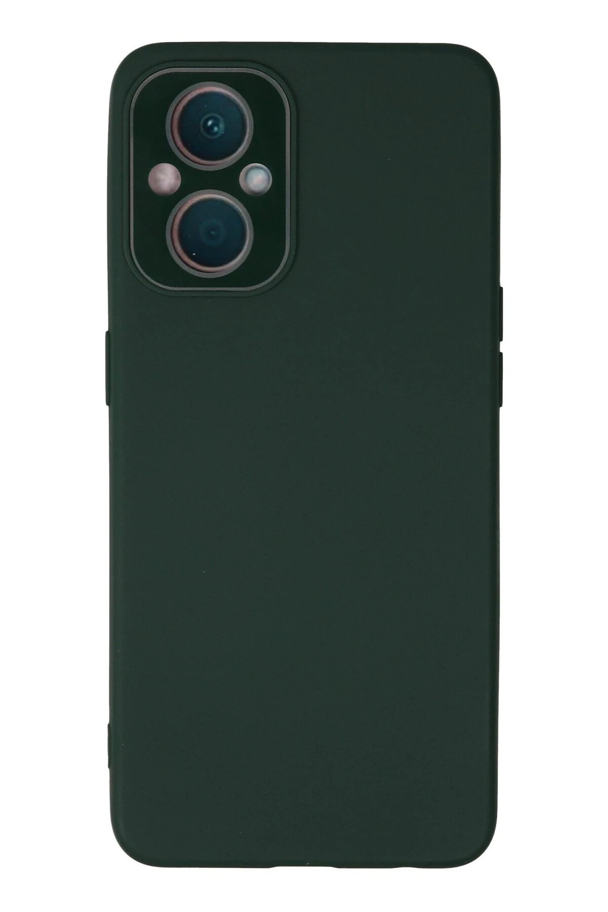 Oppo Reno 7 Lite Kılıf Lansman Glass Kapak - Koyu Yeşil-(5796)