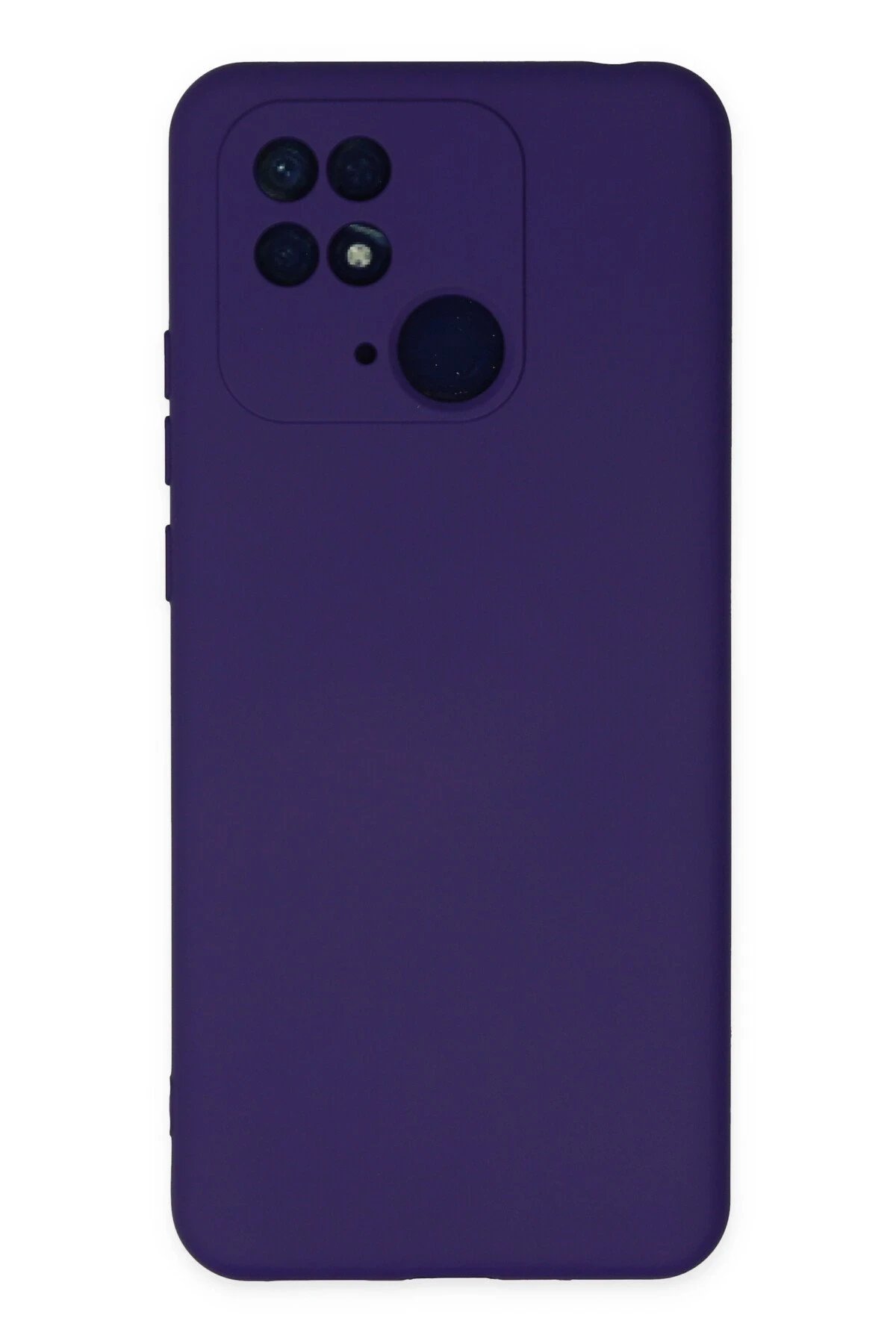 Xiaomi Redmi 10C Kılıf Nano içi Kadife Silikon - Mor-(5796)