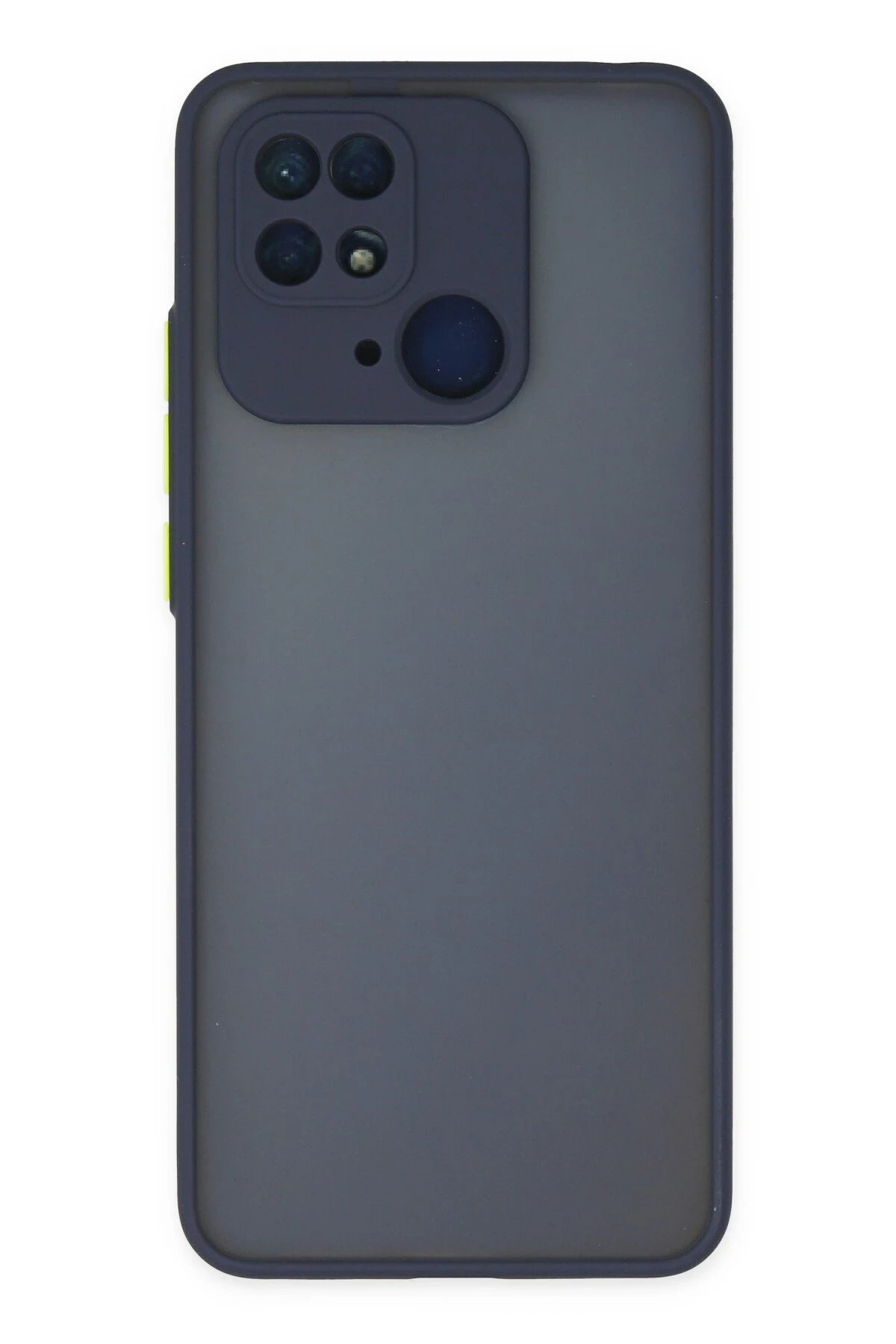 Xiaomi Redmi 10C Kılıf Montreal Silikon Kapak - Lacivert-(5796)