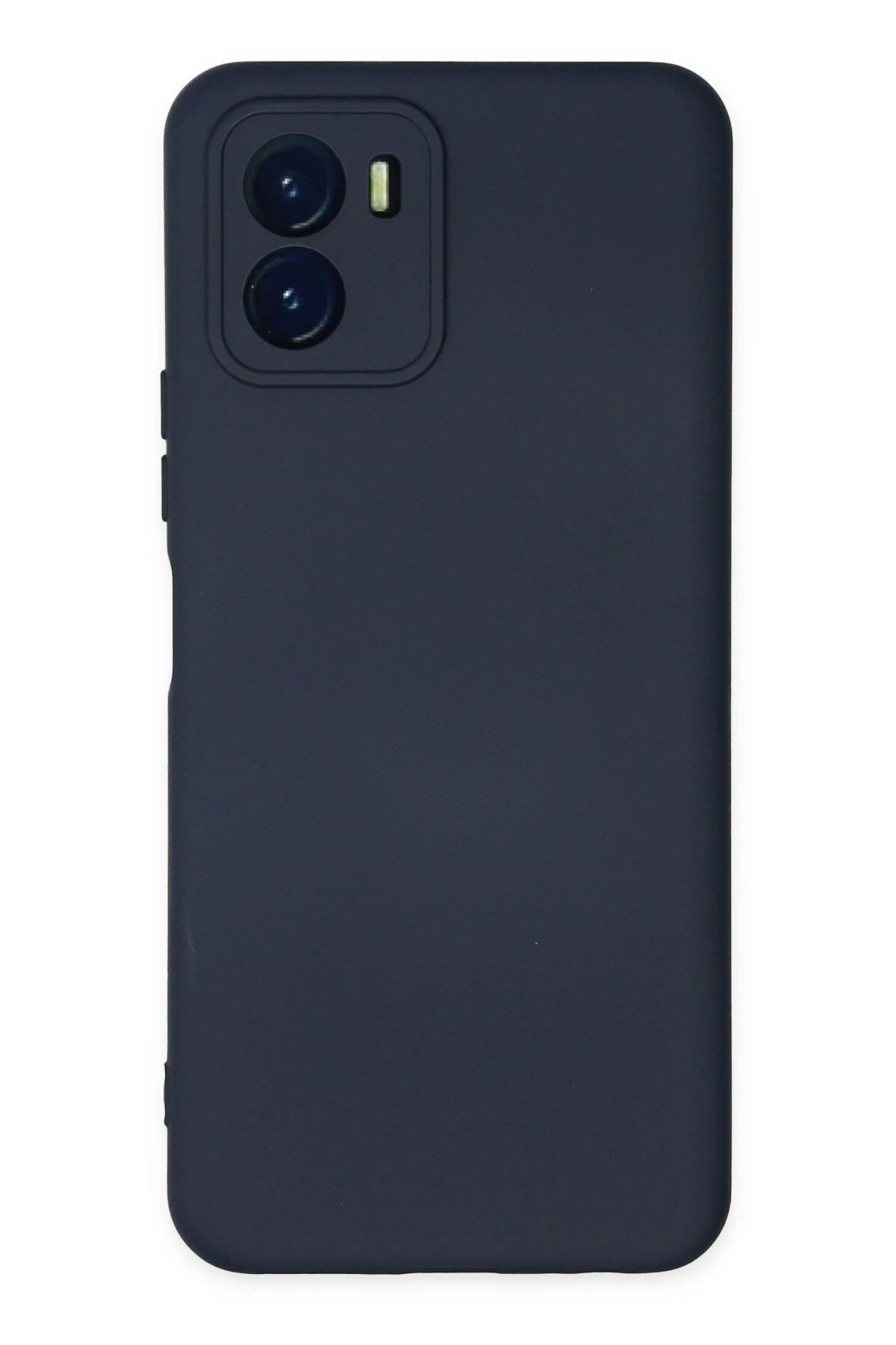 Vivo Y15S Kılıf Nano içi Kadife Silikon - Lacivert-(5796)