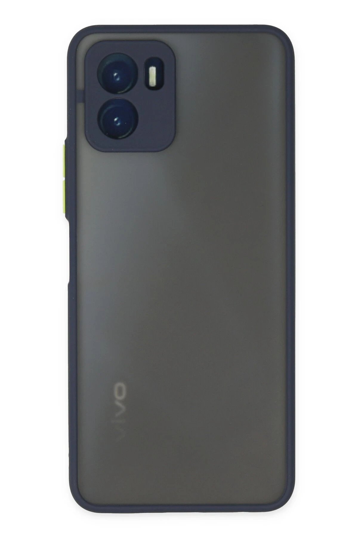 Vivo Y15S Kılıf Montreal Silikon Kapak - Lacivert-(5796)