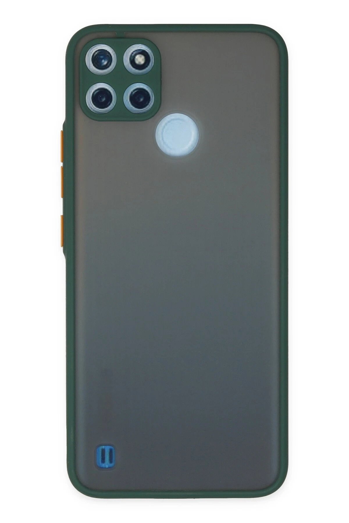 Realme C21Y Kılıf Montreal Silikon Kapak - Yeşil-(5796)