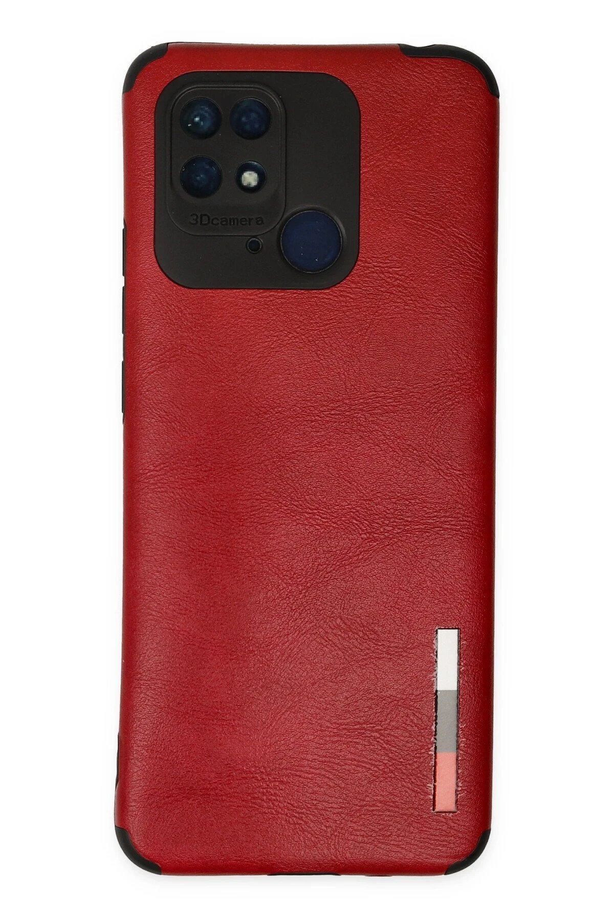 Xiaomi Redmi 10C Kılıf Loop Deri Silikon - Kırmızı-(5796)