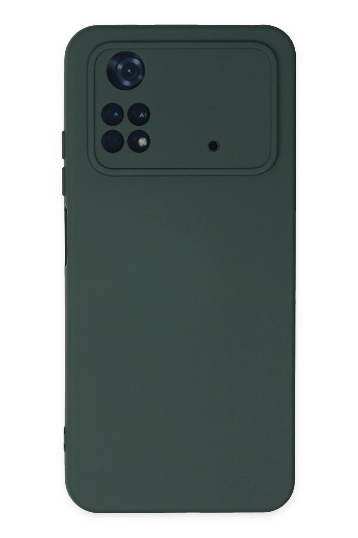 Xiaomi Poco M4 Pro 4G Kılıf Nano içi Kadife Silikon - Koyu Yeşil-(5796)