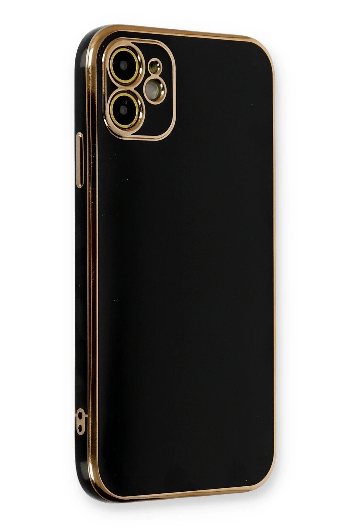 iPhone 11 Kılıf Volet Silikon - Siyah-(5796)