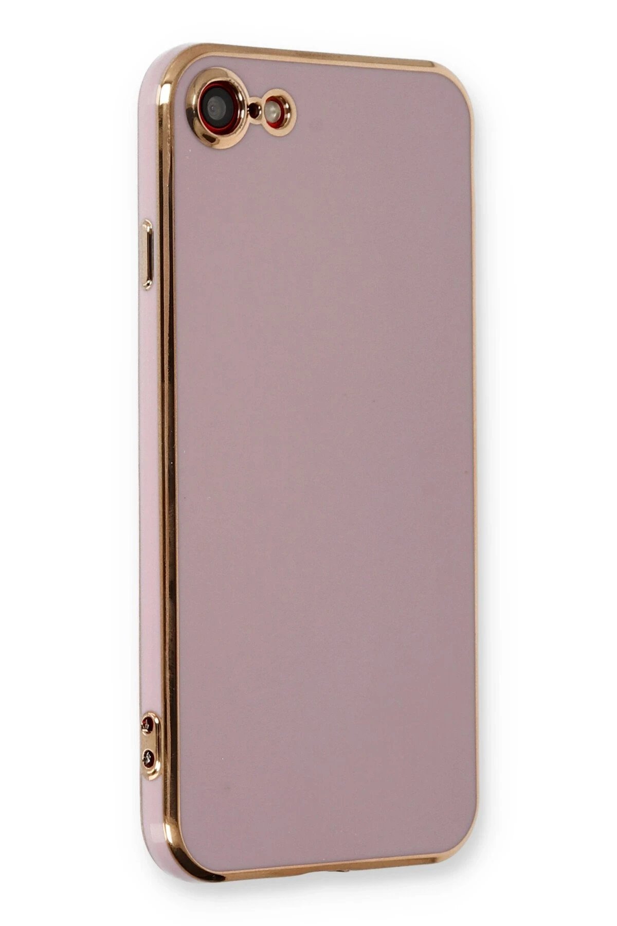 iPhone 7 Kılıf Volet Silikon - Mor-(5796)