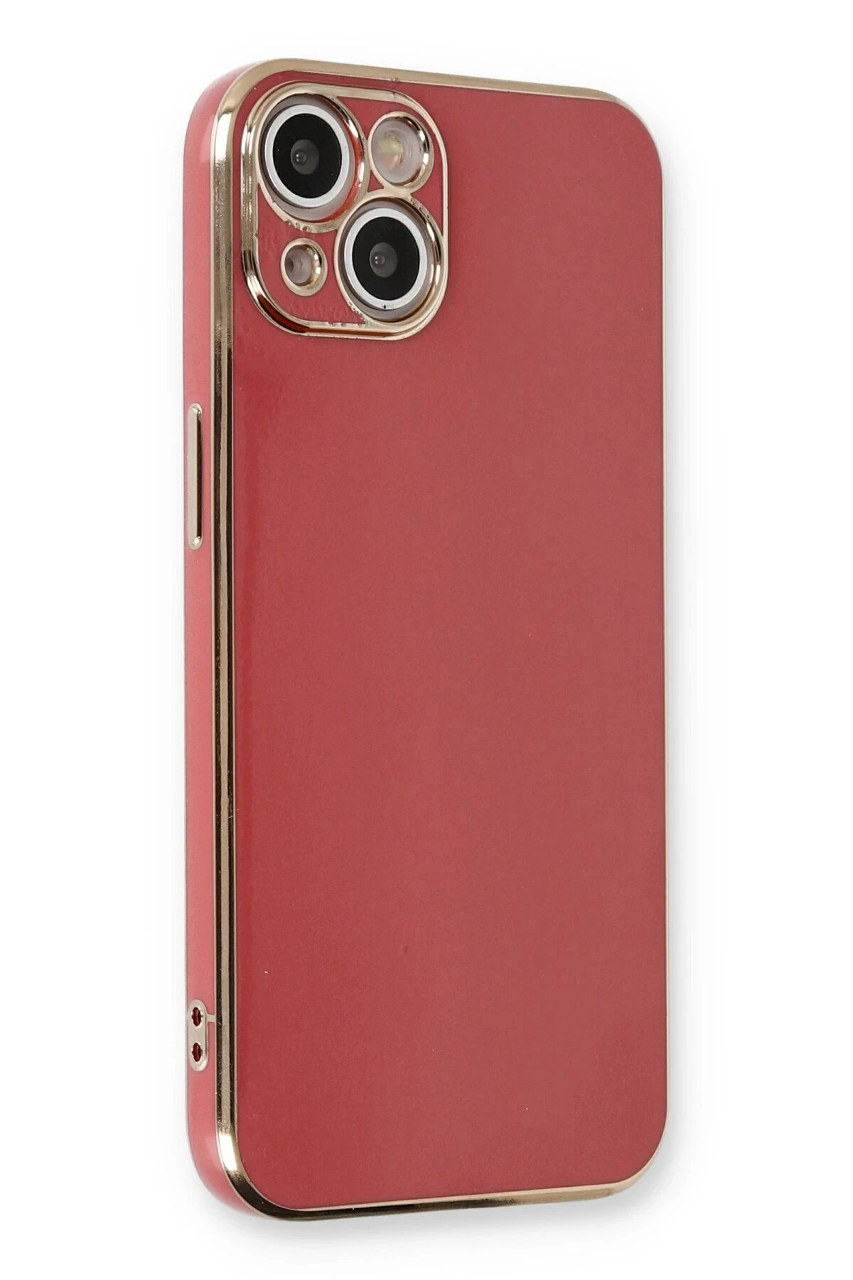 iPhone 13 Kılıf Volet Silikon - Kırmızı-(5796)