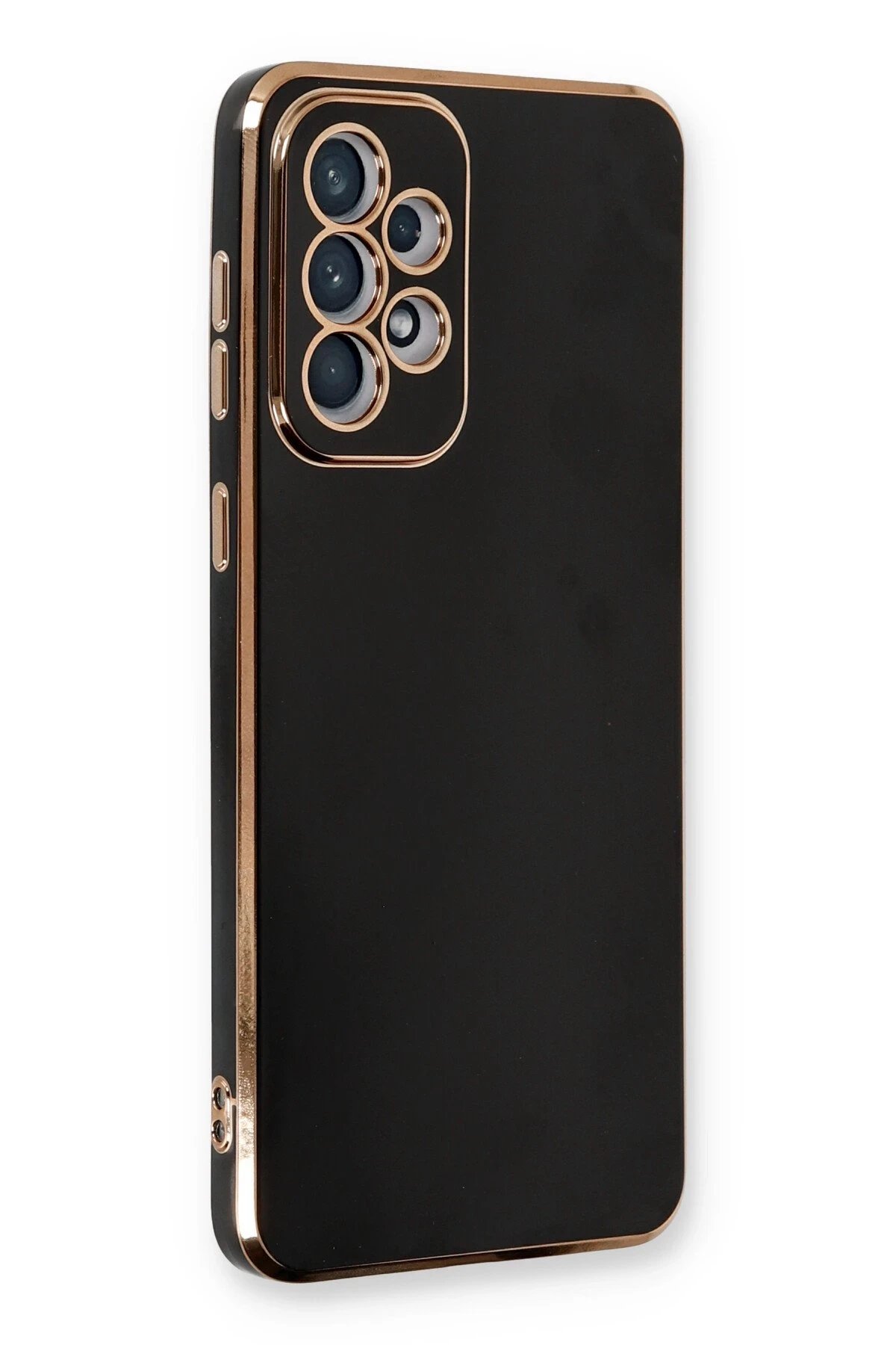 Samsung Galaxy A33 5G Kılıf Volet Silikon - Siyah-(5796)