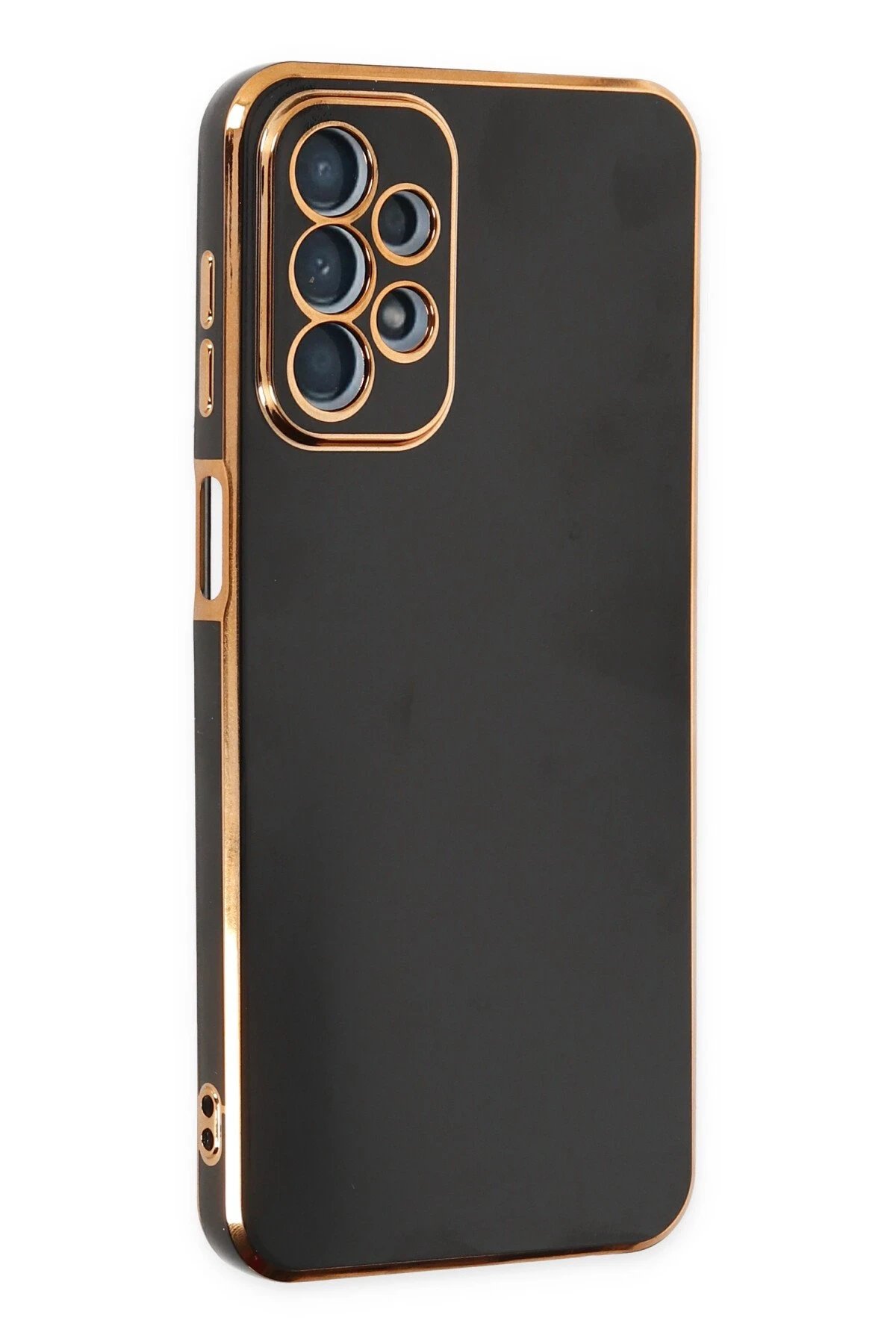 Samsung Galaxy A23 4G Kılıf Volet Silikon - Siyah-(5796)