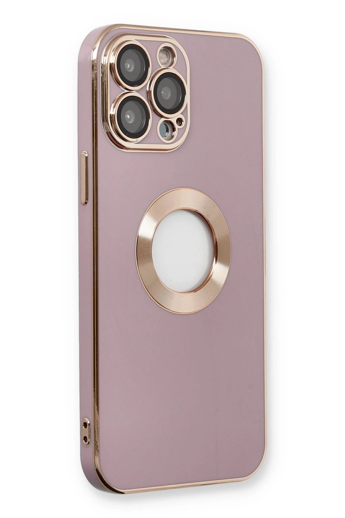 iPhone 13 Pro Kılıf Store Silikon - Mor-(5796)