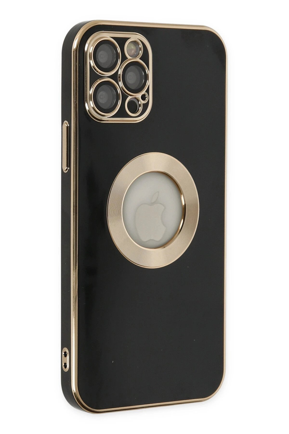 iPhone 12 Pro Kılıf Store Silikon - Siyah-(5796)