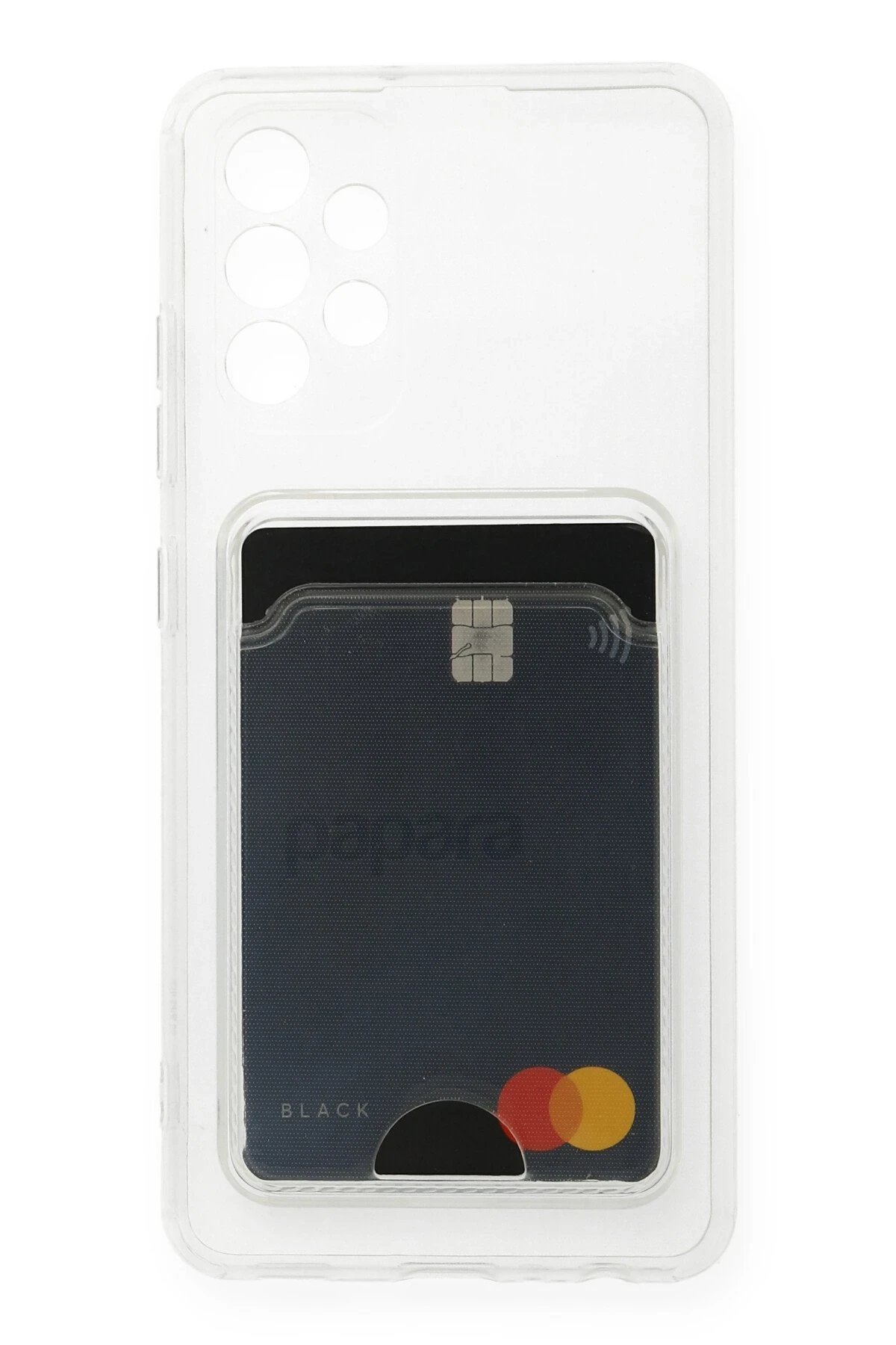 Samsung Galaxy A53 5G Kılıf Kart Şeffaf Silikon - Şeffaf-(5796)