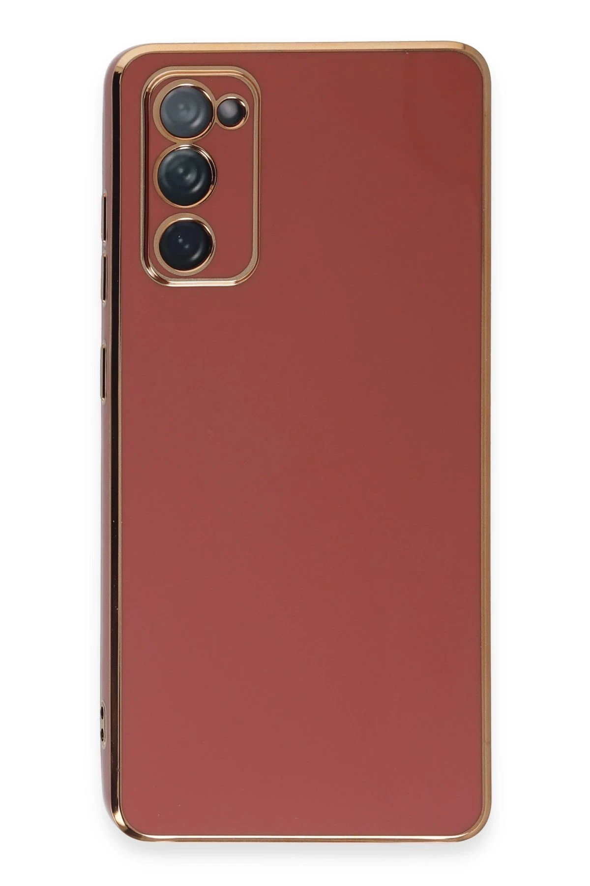 Samsung Galaxy S20 FE Kılıf Volet Silikon - Kırmızı-(5796)