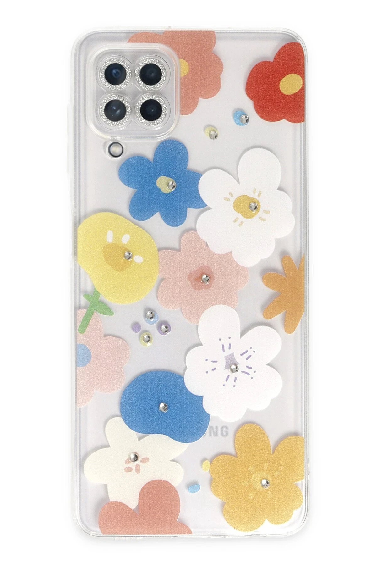 Samsung Galaxy A22 Kılıf Lucky Silikon - Lucky 8-(5796)