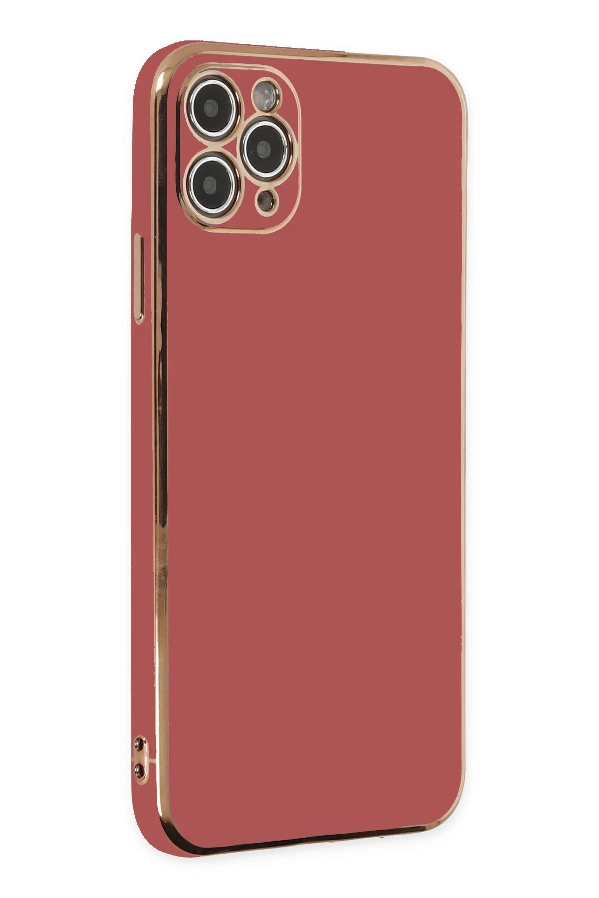 iPhone 11 Pro Max Kılıf Volet Silikon - Kırmızı-(5796)