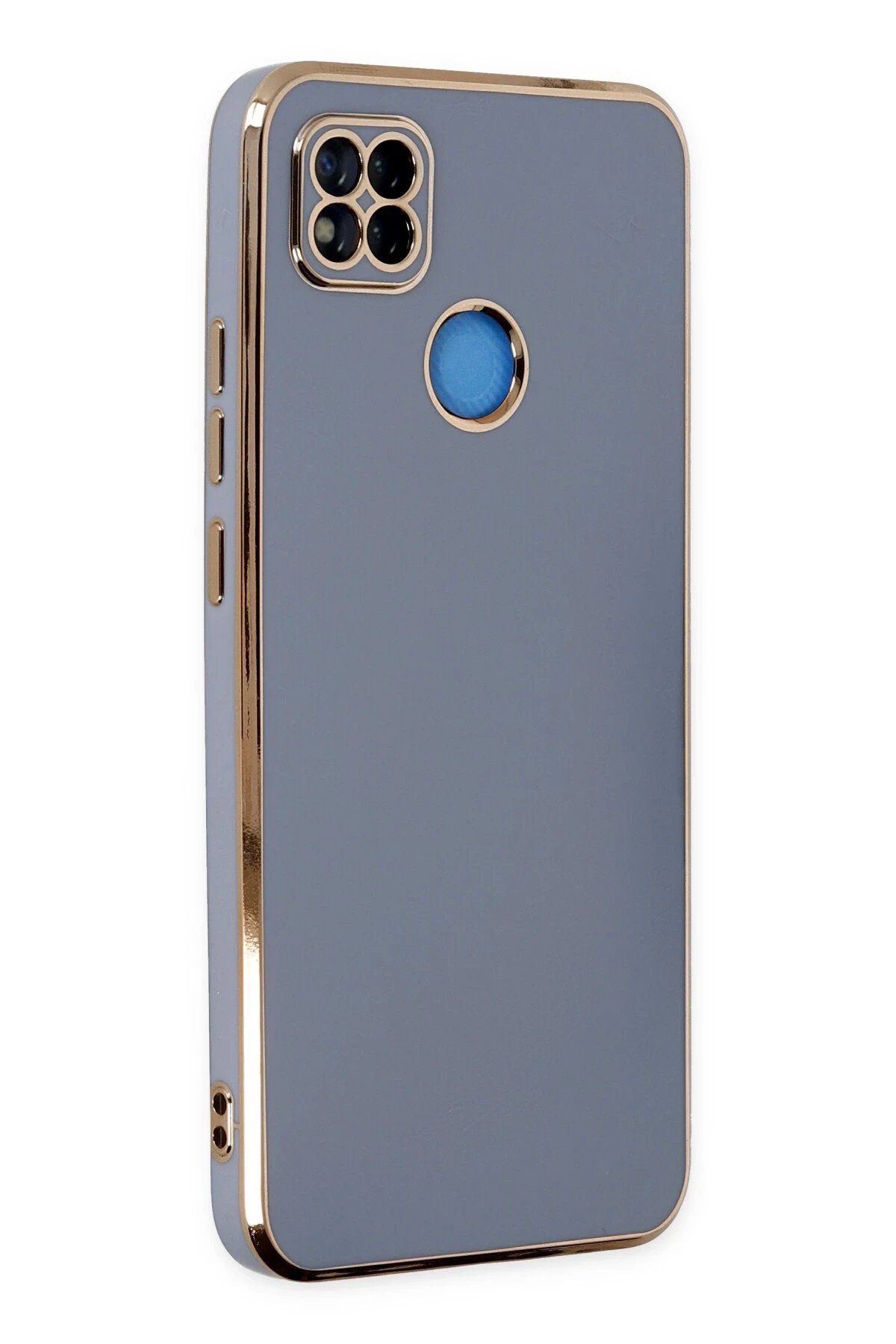 Xiaomi Redmi 9C Kılıf Volet Silikon - Mavi-(5796)