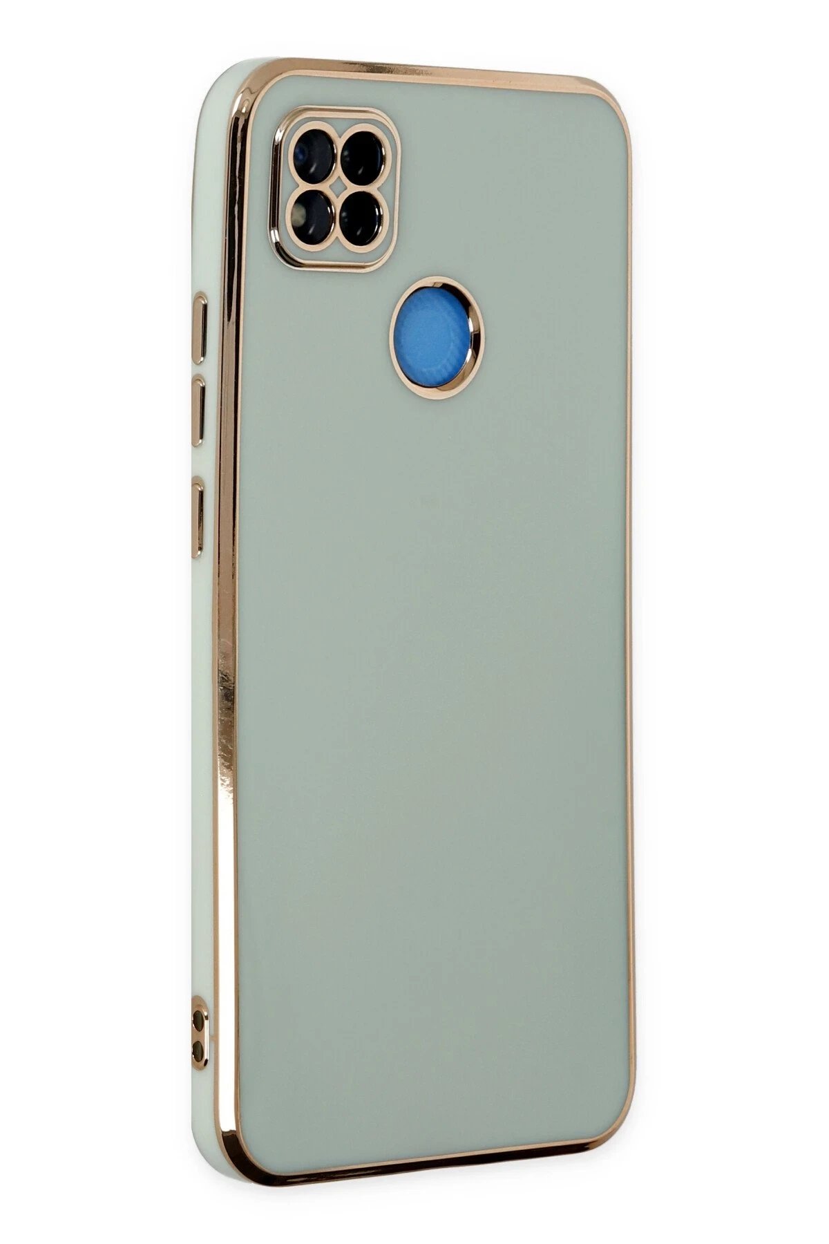 Xiaomi Redmi 9C Kılıf Volet Silikon - Açık Yeşil-(5796)