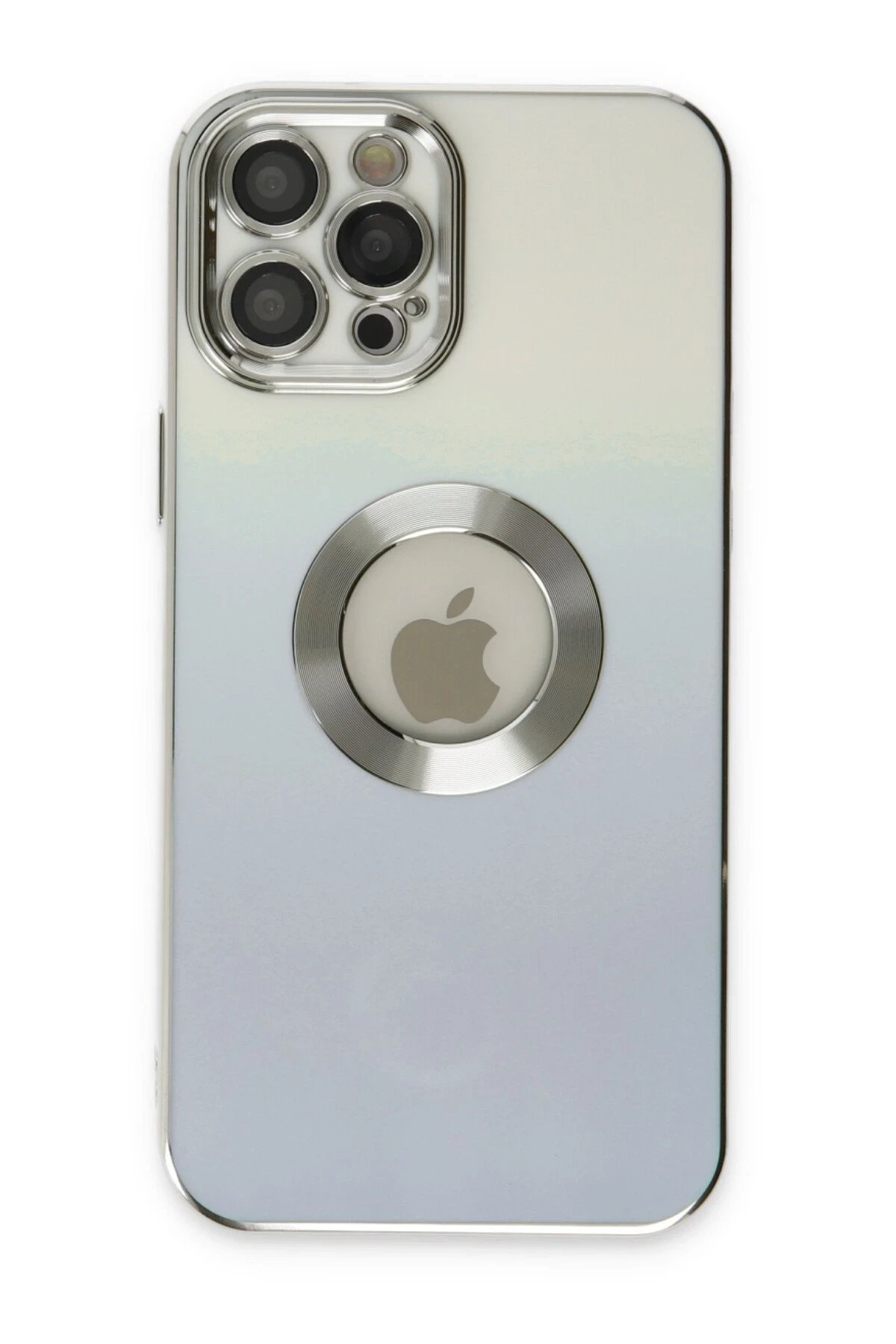 iPhone 12 Pro Kılıf Best Silikon - Mavi-(5796)