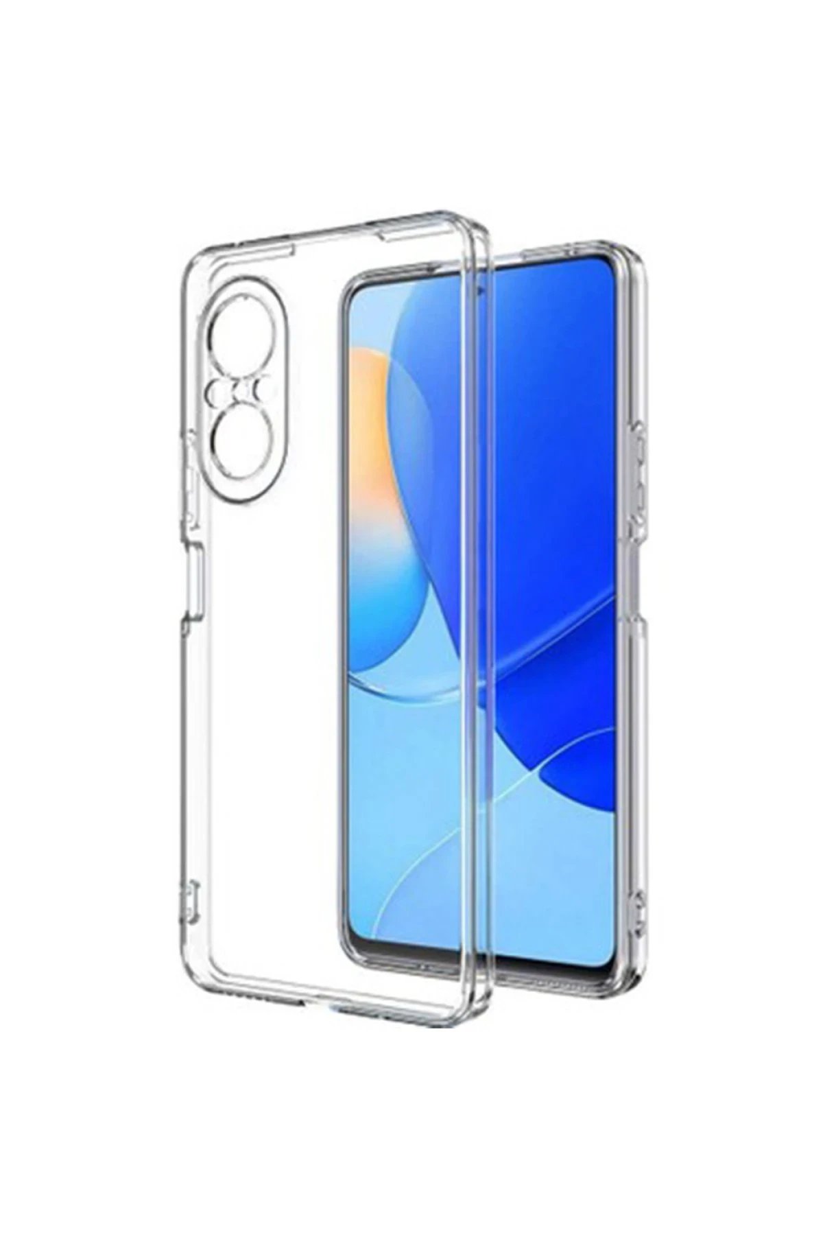 Huawei Nova 9 SE Kılıf Lüx Şeffaf Silikon-(5796)