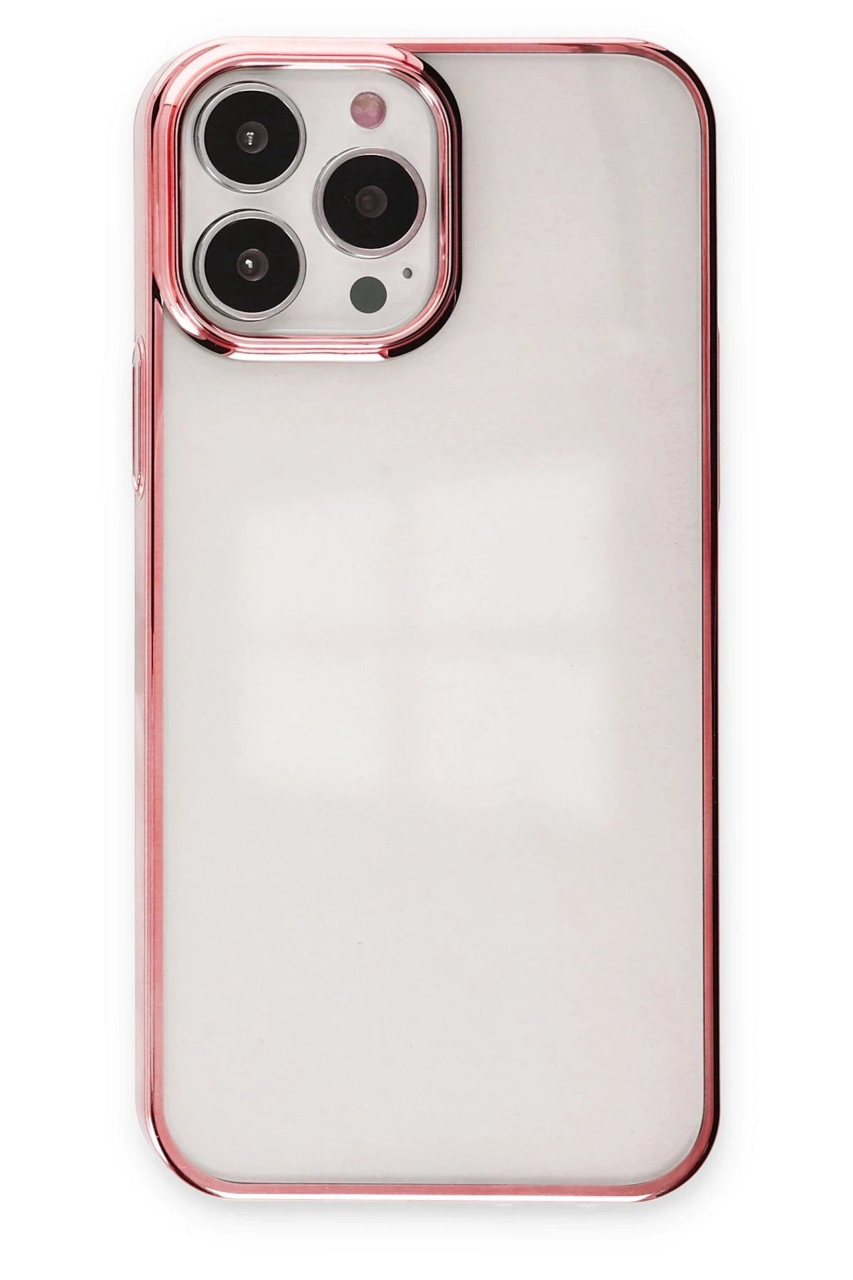 iPhone 14 Pro Kılıf Element Silikon - Pembe-(5796)