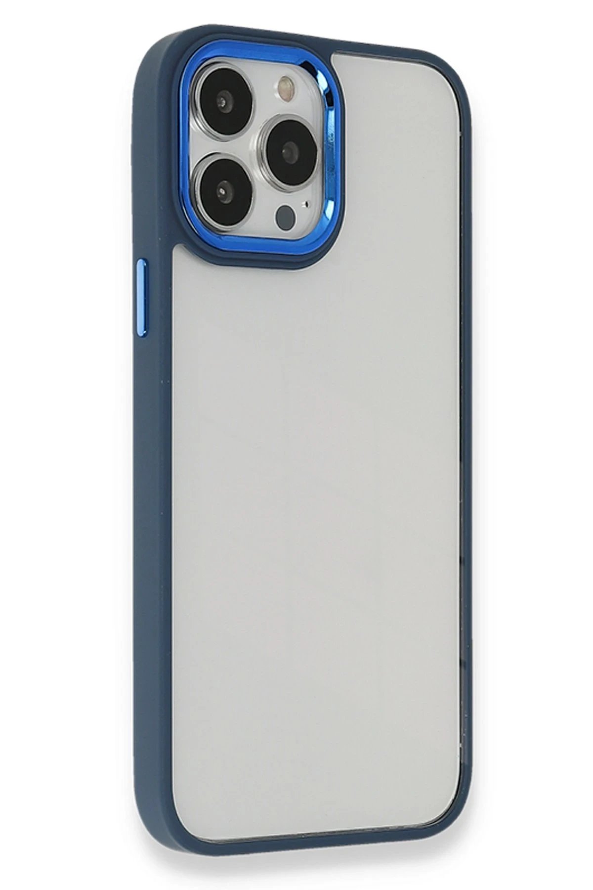 iPhone 14 Pro Max Kılıf Dora Kapak - Mavi-(5796)