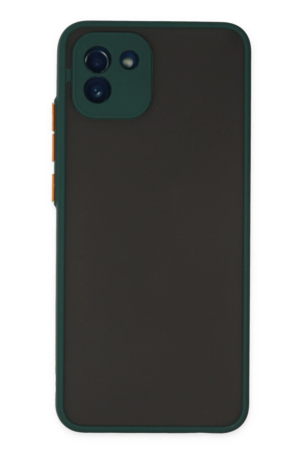 Samsung Galaxy A03 Kılıf Montreal Silikon Kapak - Yeşil-(5796)