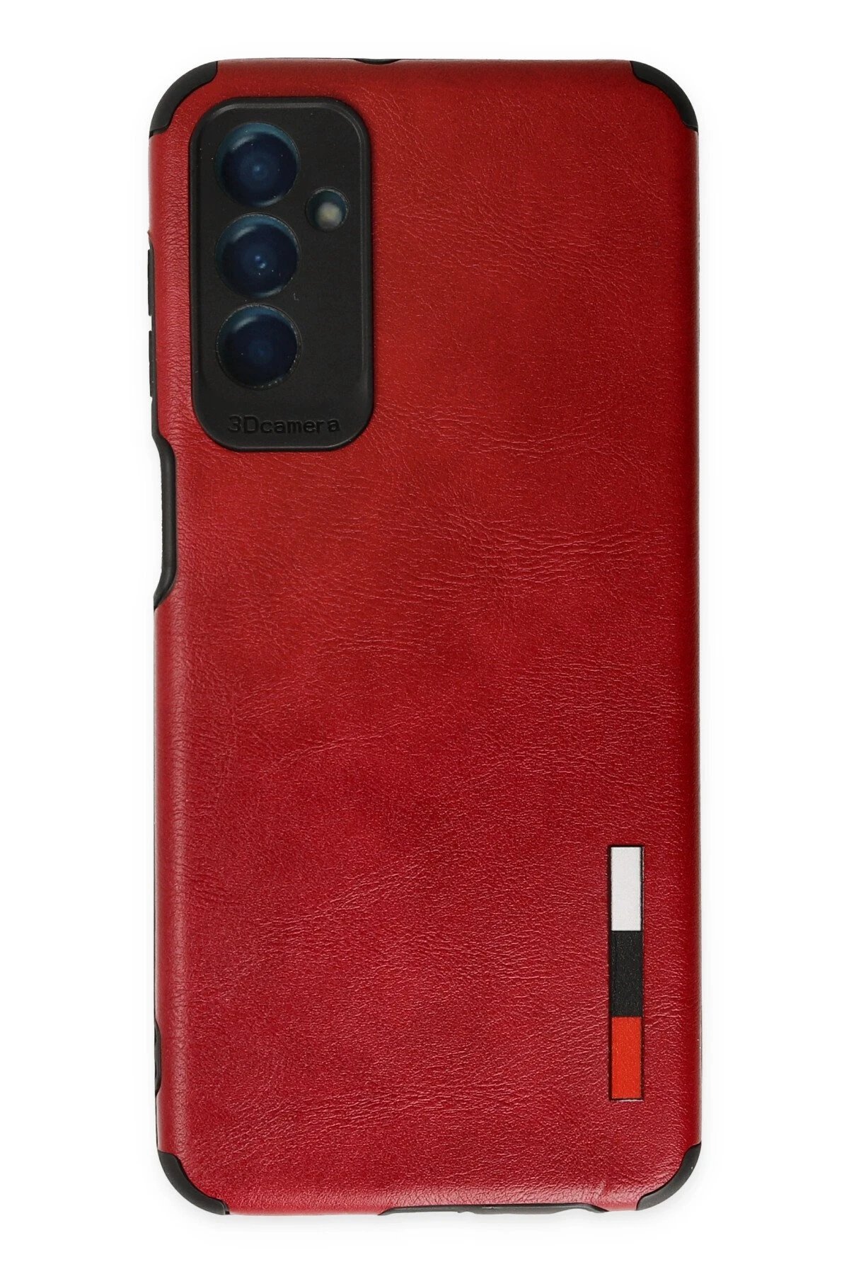 Samsung Galaxy M13 Kılıf Loop Deri Silikon - Kırmızı-(5796)