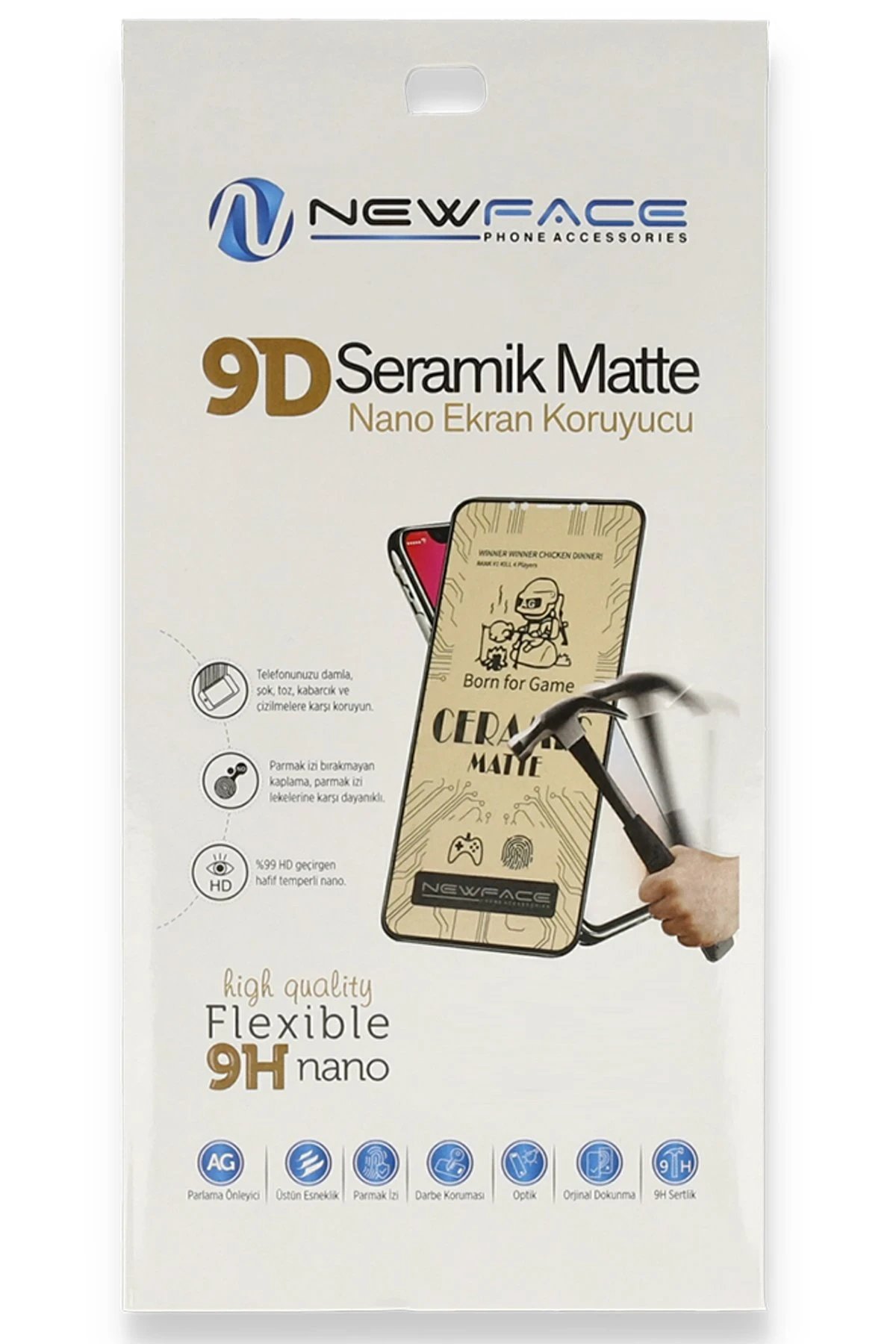 iPhone 14 Pro Mat Seramik Nano Ekran Koruyucu-(5796)