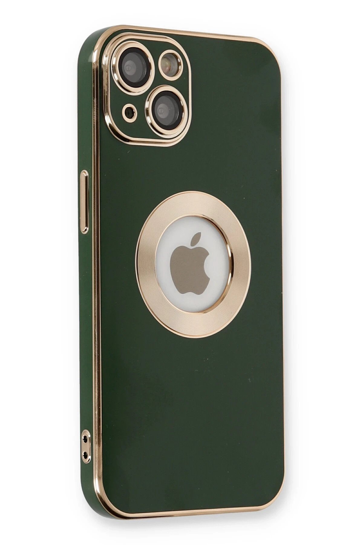 iPhone 14 Plus Kılıf Store Silikon - Yeşil-(5796)