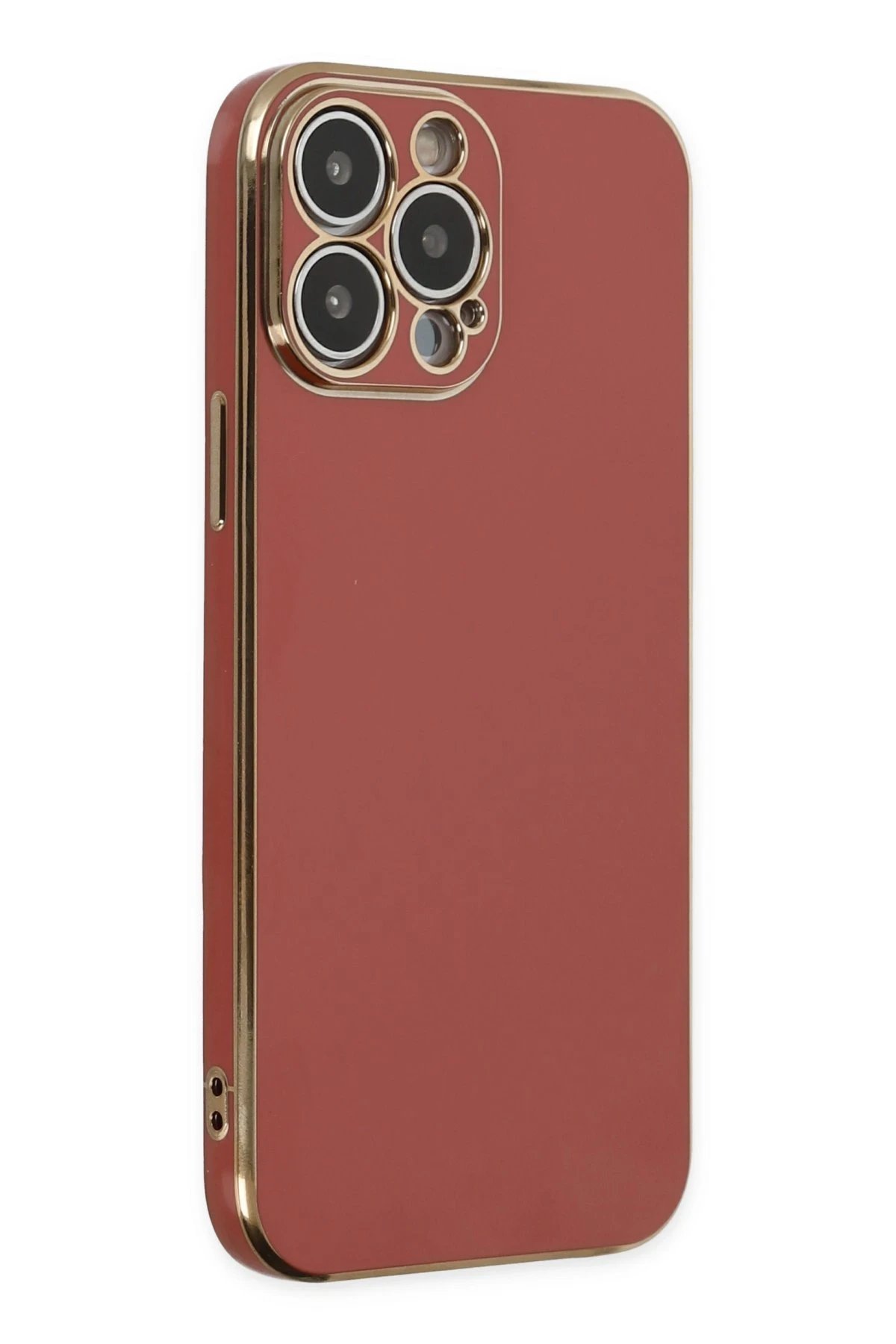 iPhone 14 Pro Max Kılıf Volet Silikon - Kırmızı-(5796)