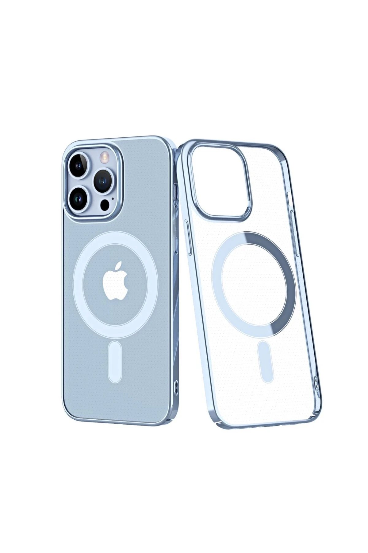 iPhone 14 Pro Kılıf Element Magneticsafe Sert Kapak - Sierra Blue-(5796)