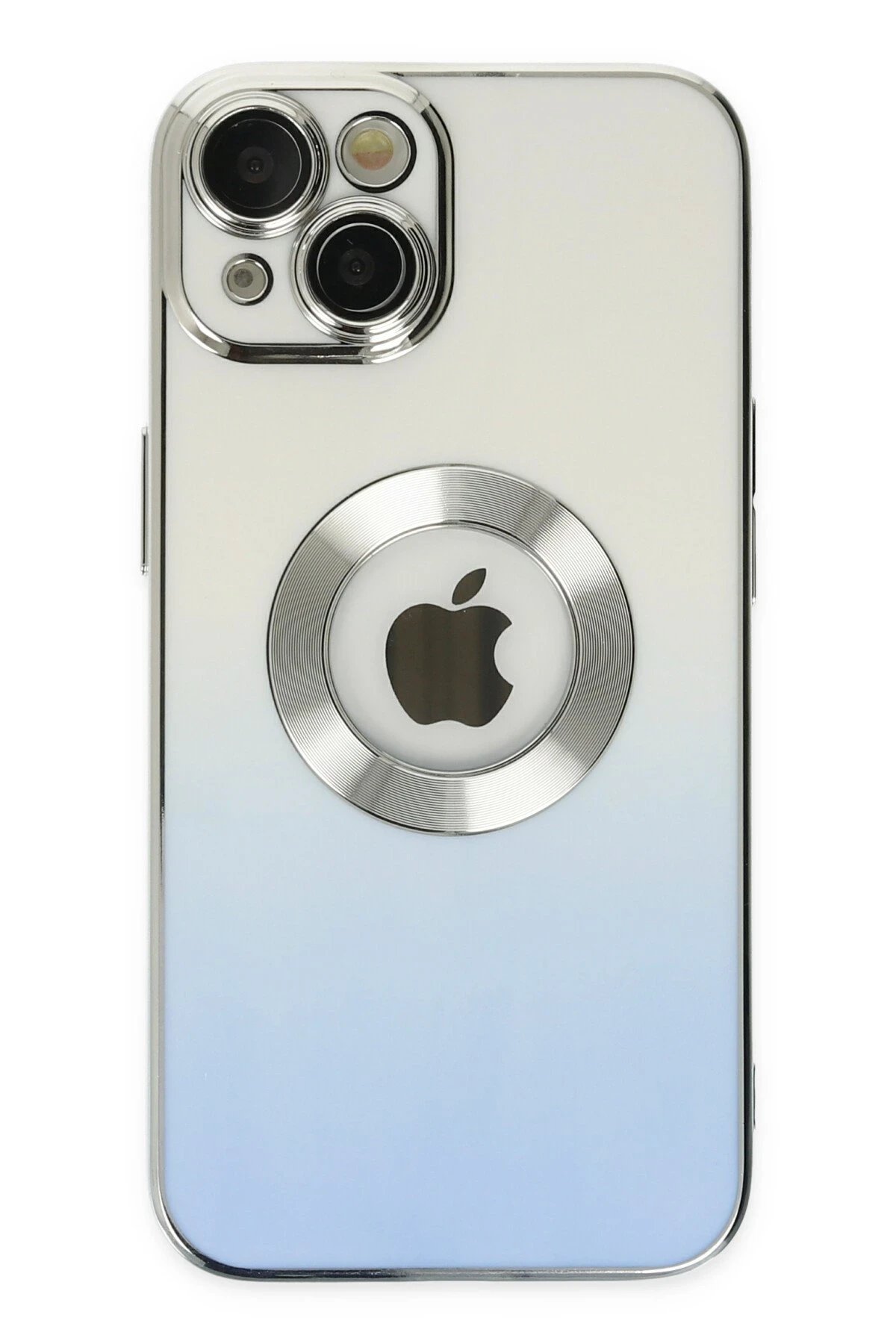 iPhone 14 Plus Kılıf Best Silikon - Mavi-(5796)