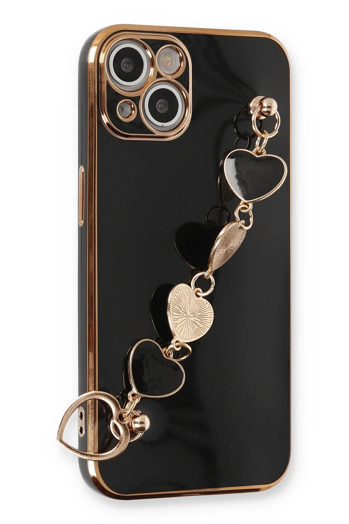 iPhone 14 Kılıf Esila Silikon - Siyah-(5796)