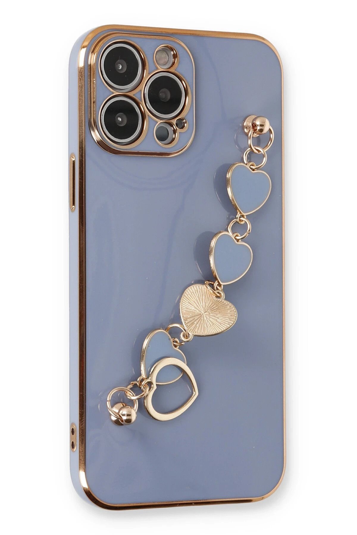 iPhone 14 Pro Max Kılıf Esila Silikon - Gri-(5796)