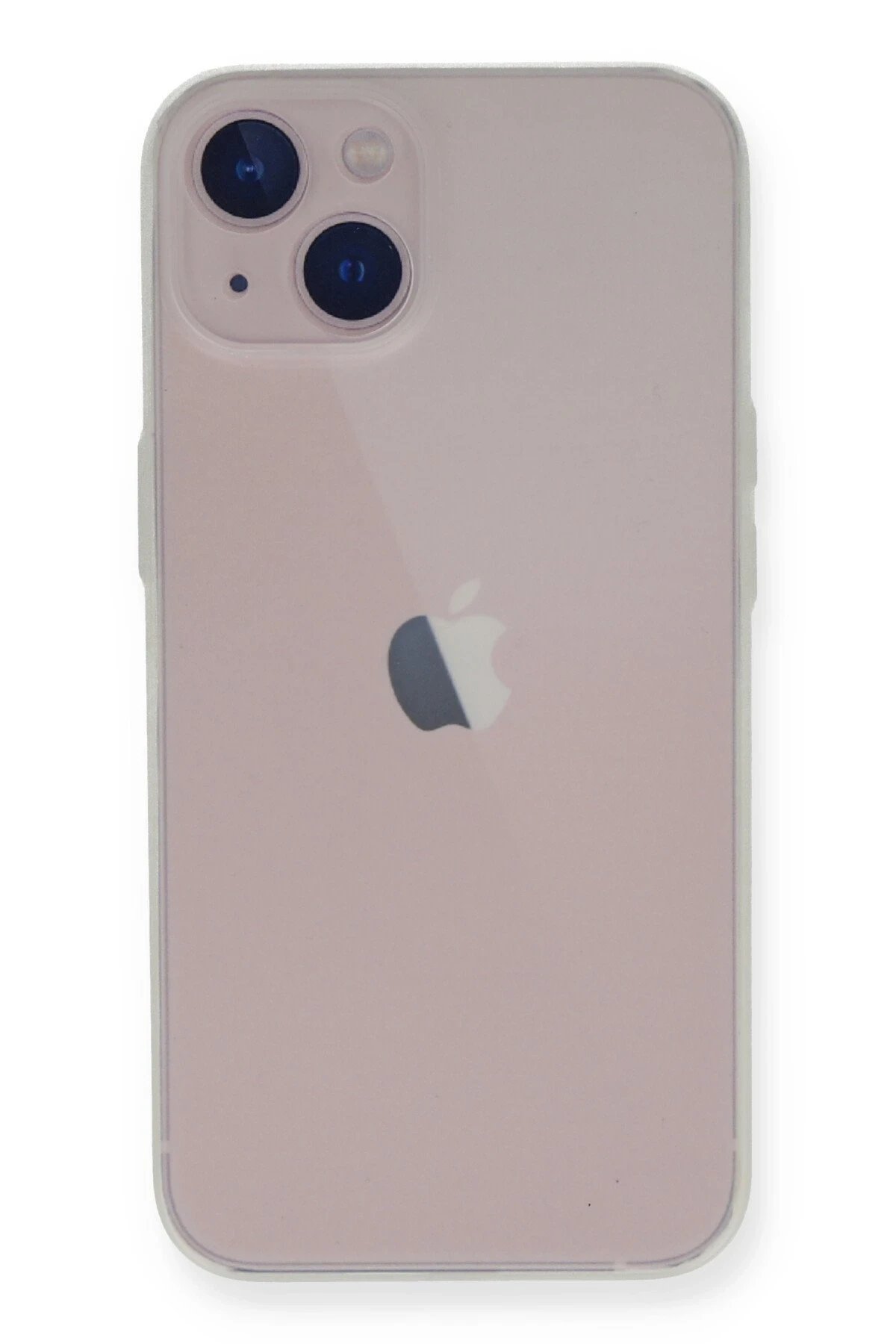 iPhone 14 Plus Kılıf PP Ultra İnce Kapak - Beyaz-(5796)
