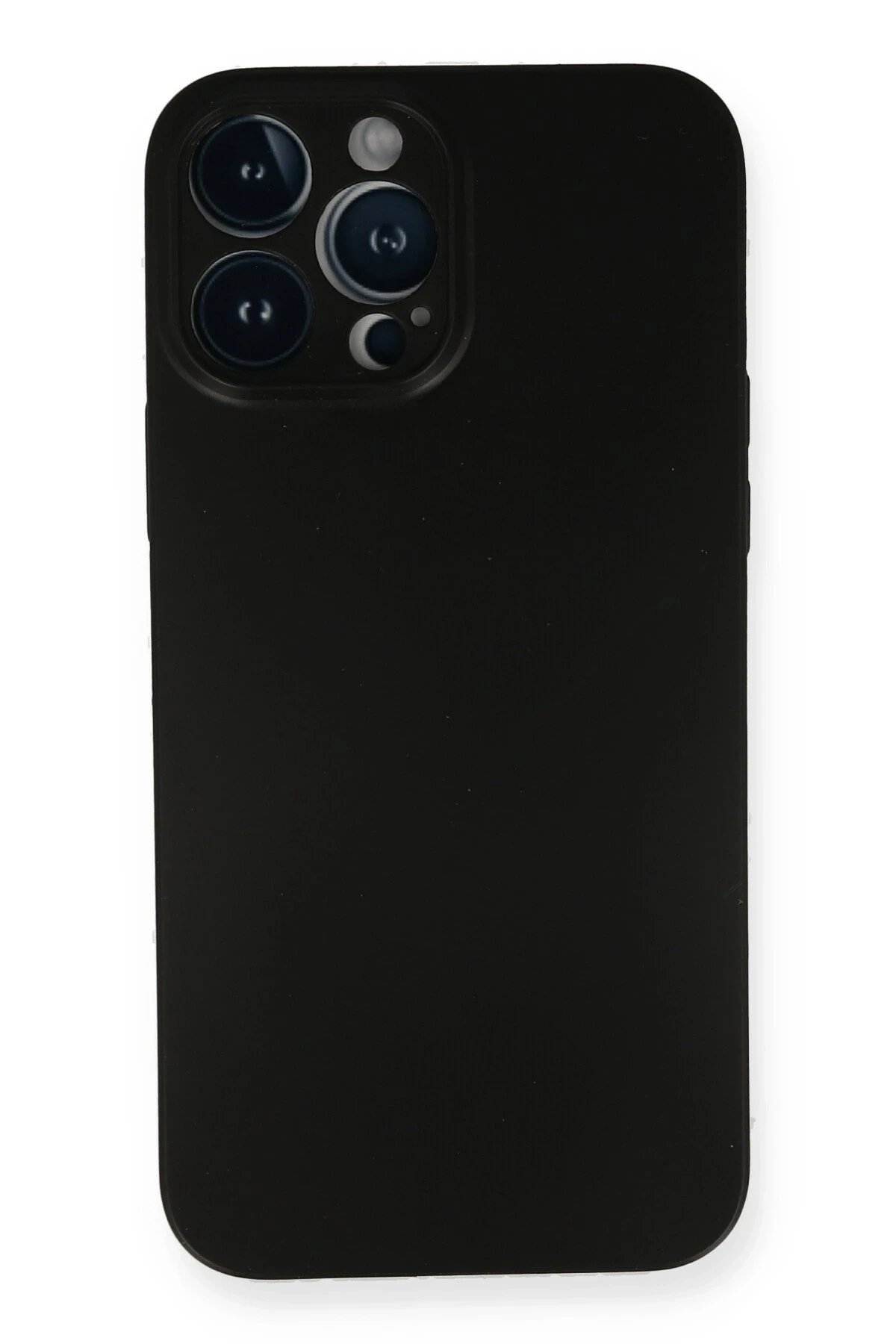 iPhone 14 Pro Kılıf PP Ultra İnce Kapak - Siyah-(5796)