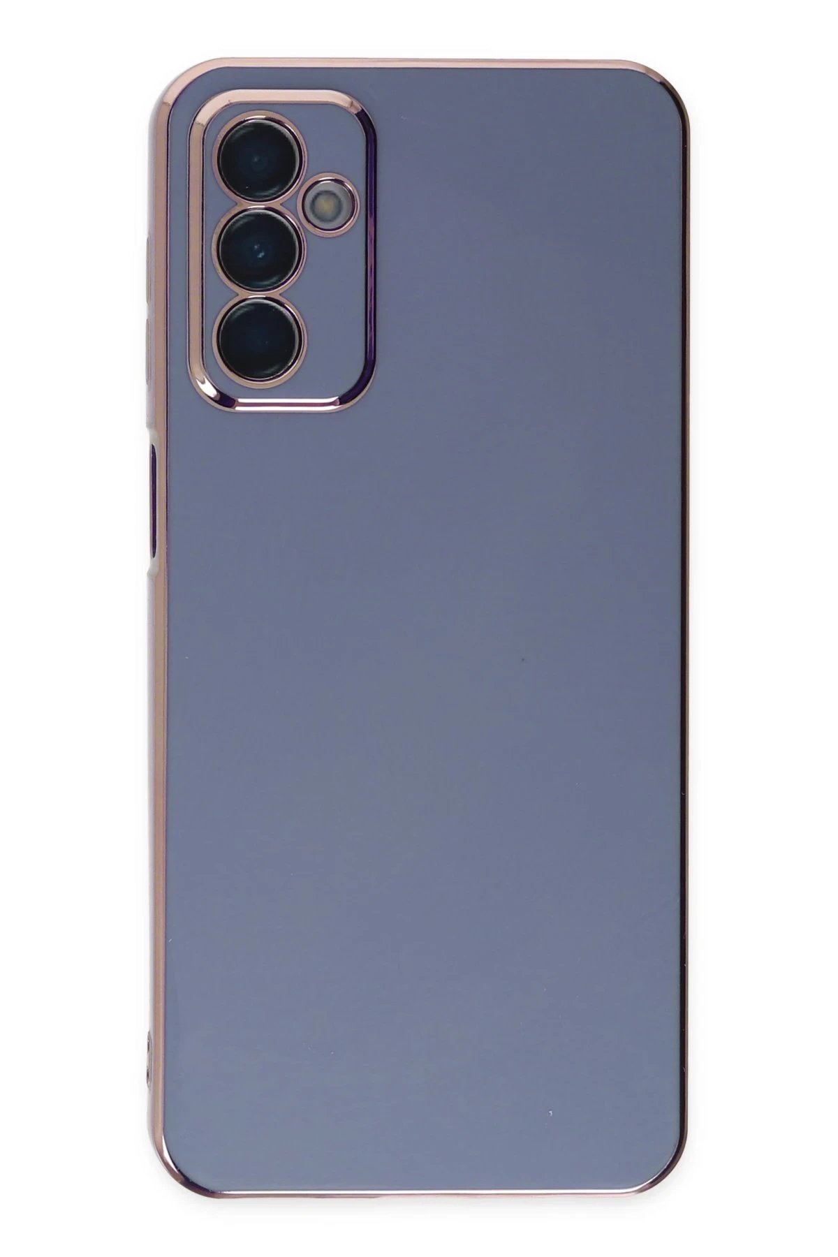 Samsung Galaxy M23 Kılıf Volet Silikon - Mavi-(5796)